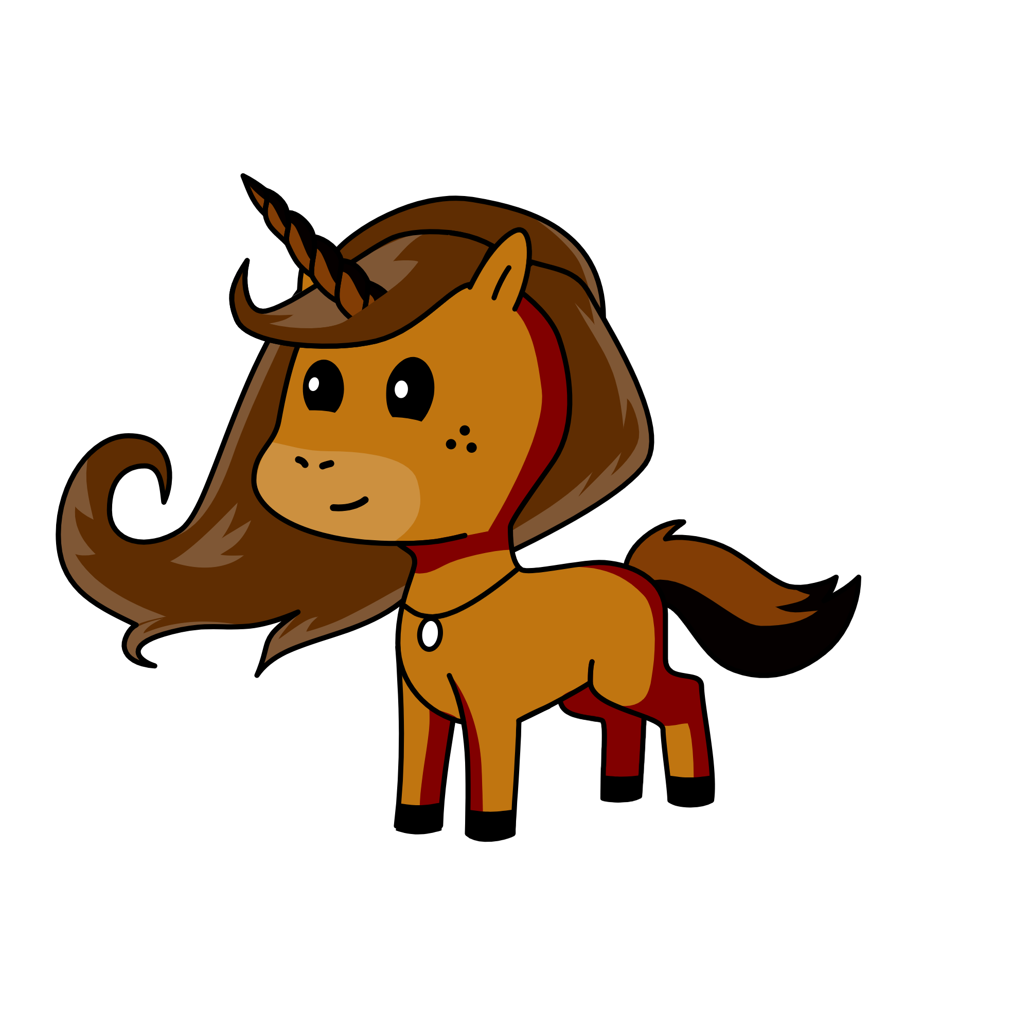Horse, the unicorn