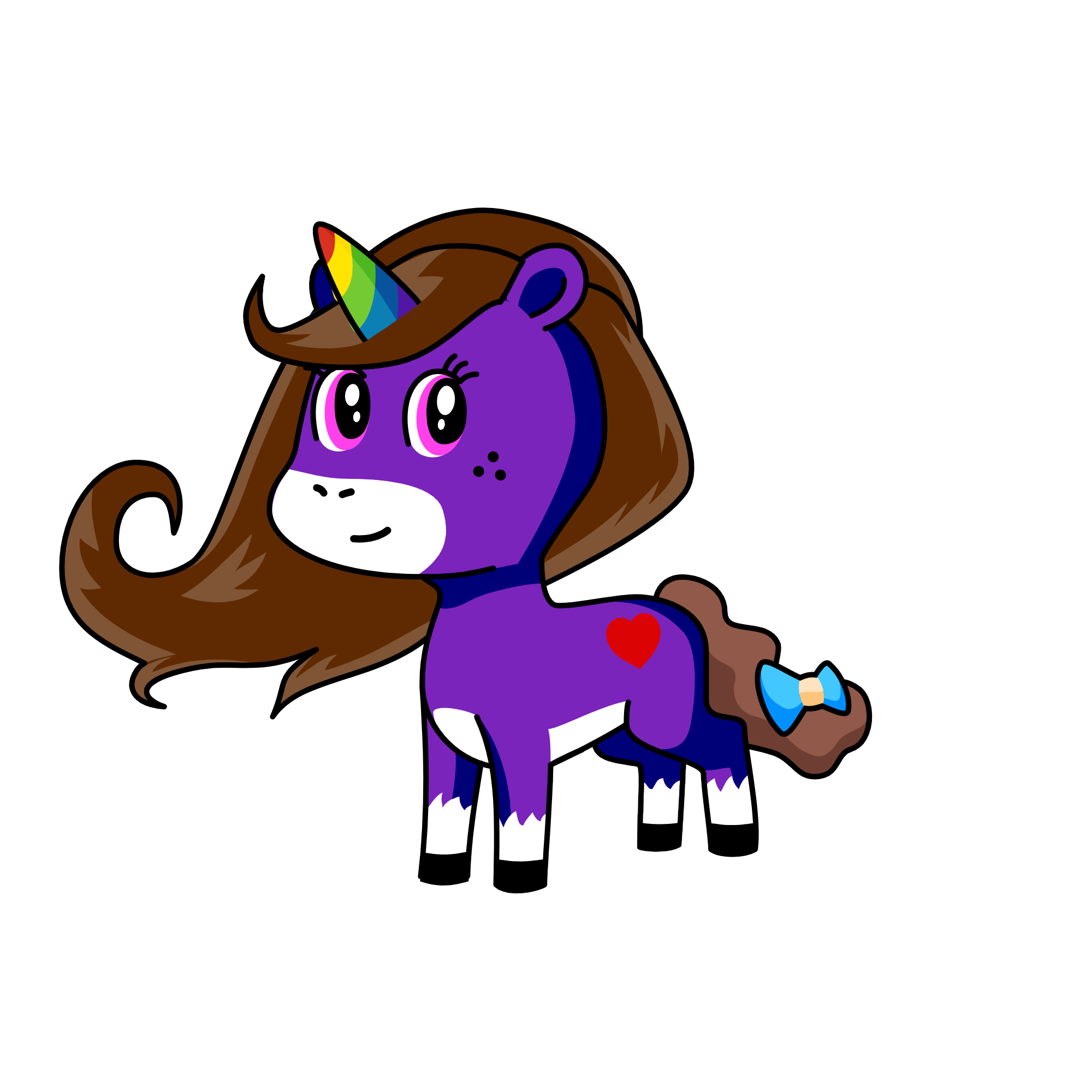 rainbow, the unicorn