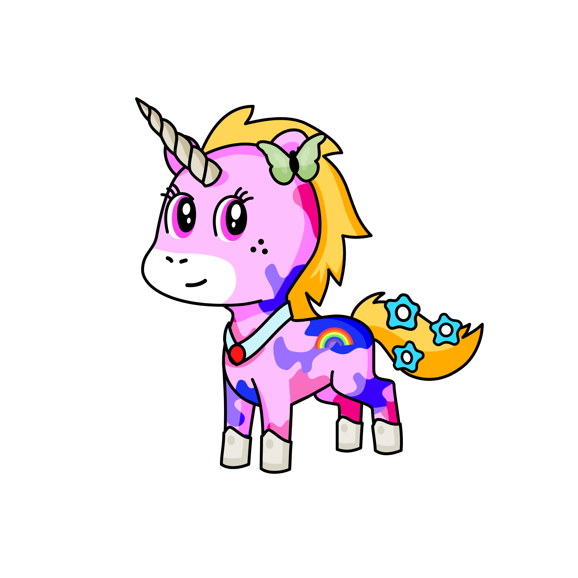 kk, the unicorn