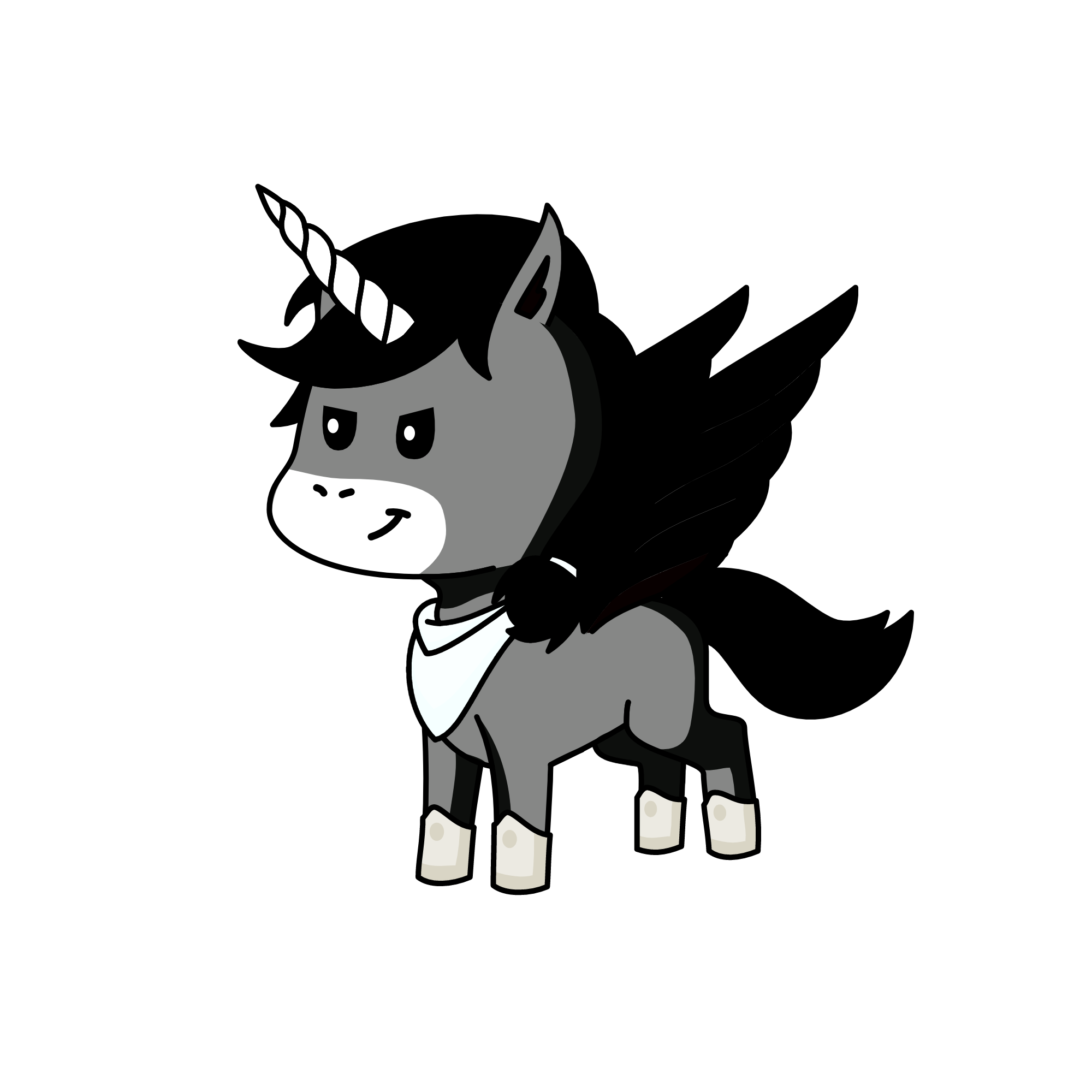 Princess Of Evil, the unicorn