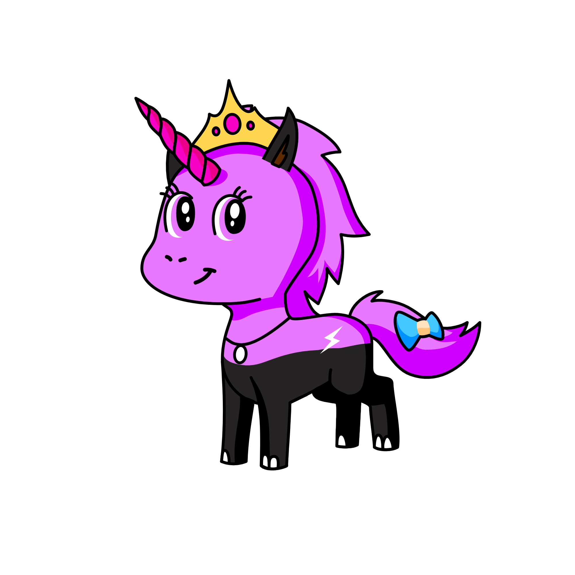 cute, the unicorn