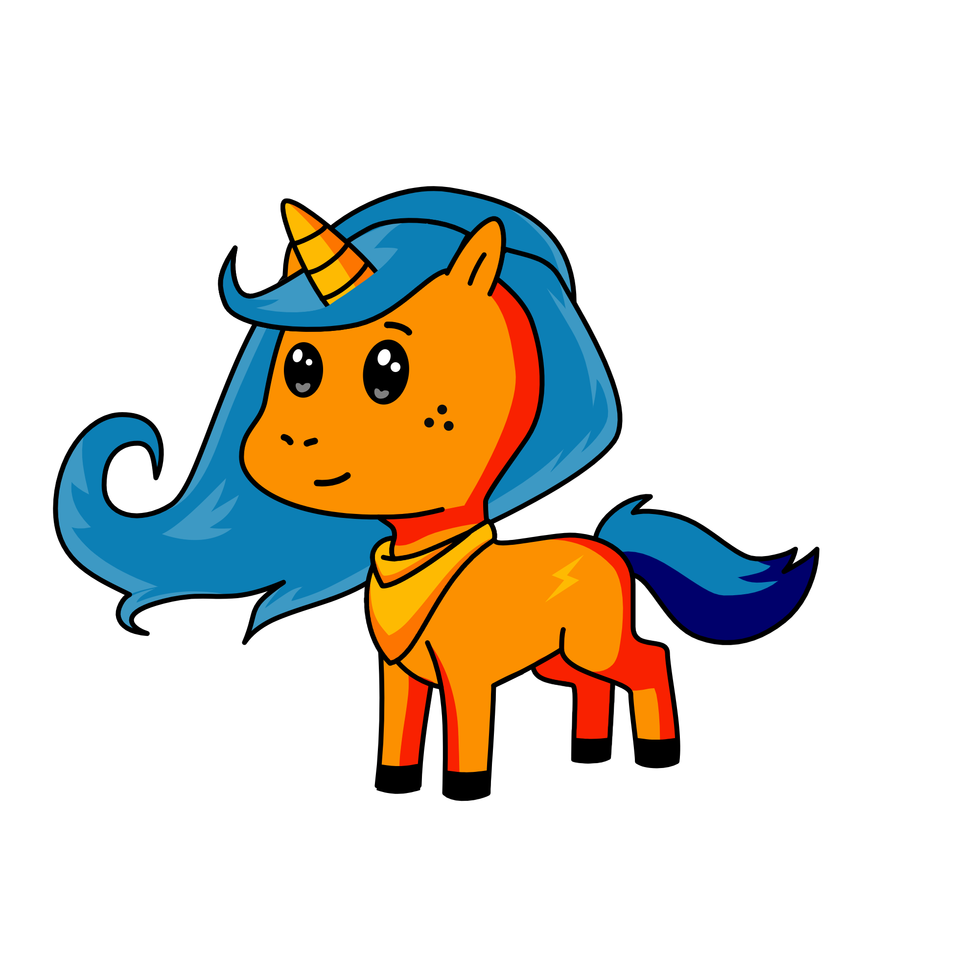 Melody, the unicorn