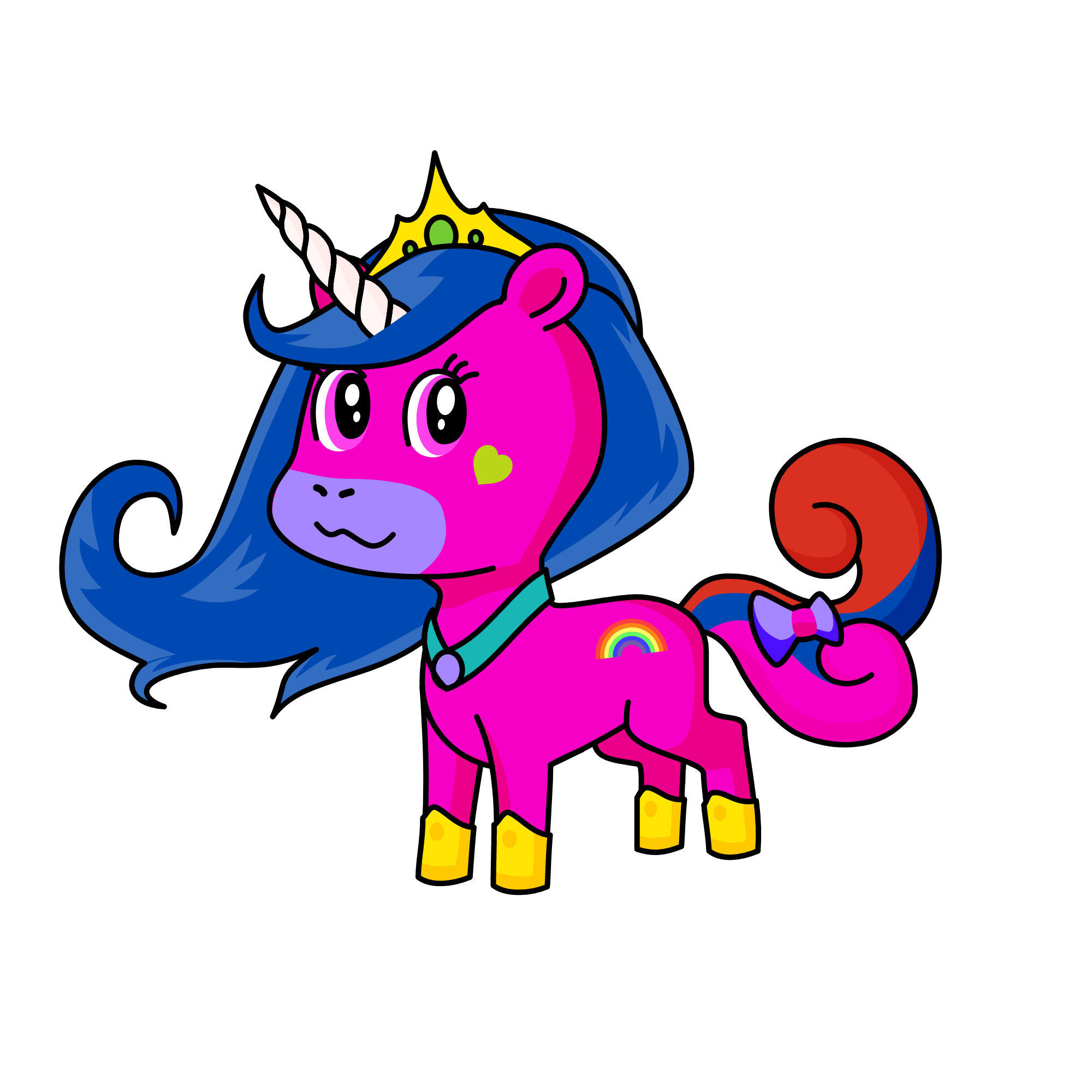 sparkles , the unicorn