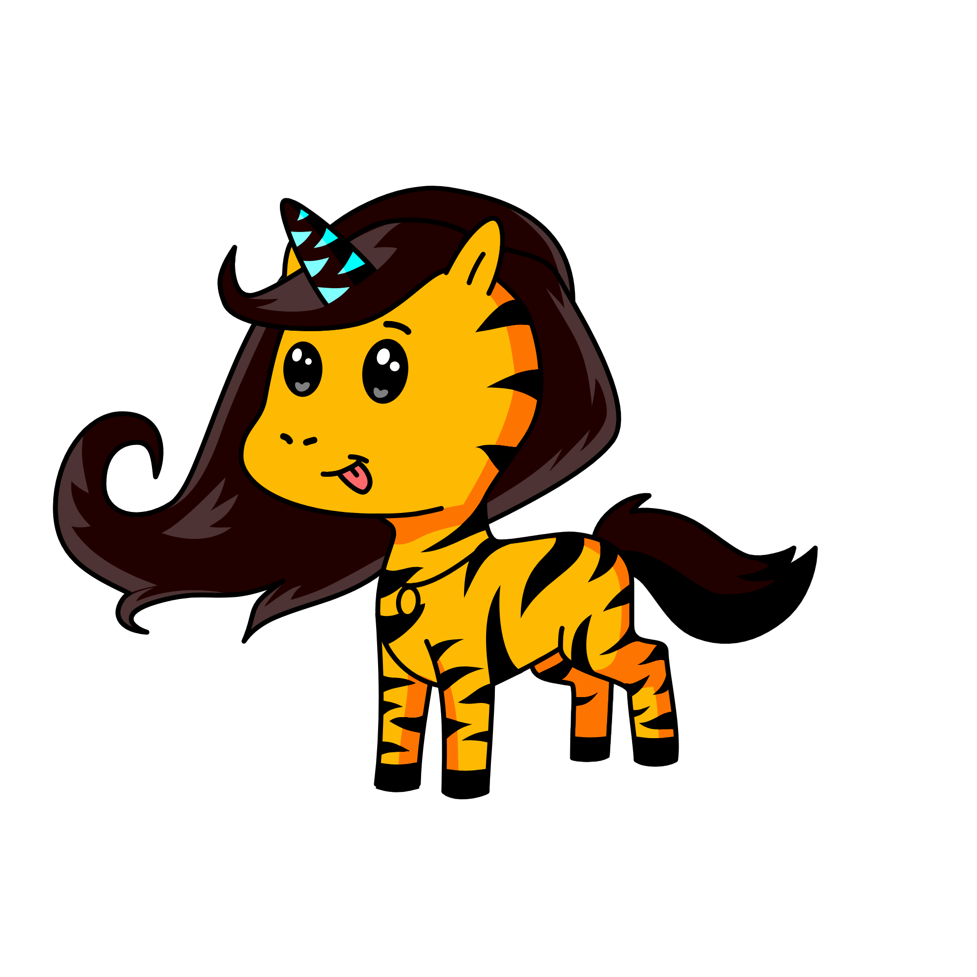 Stripo, the unicorn