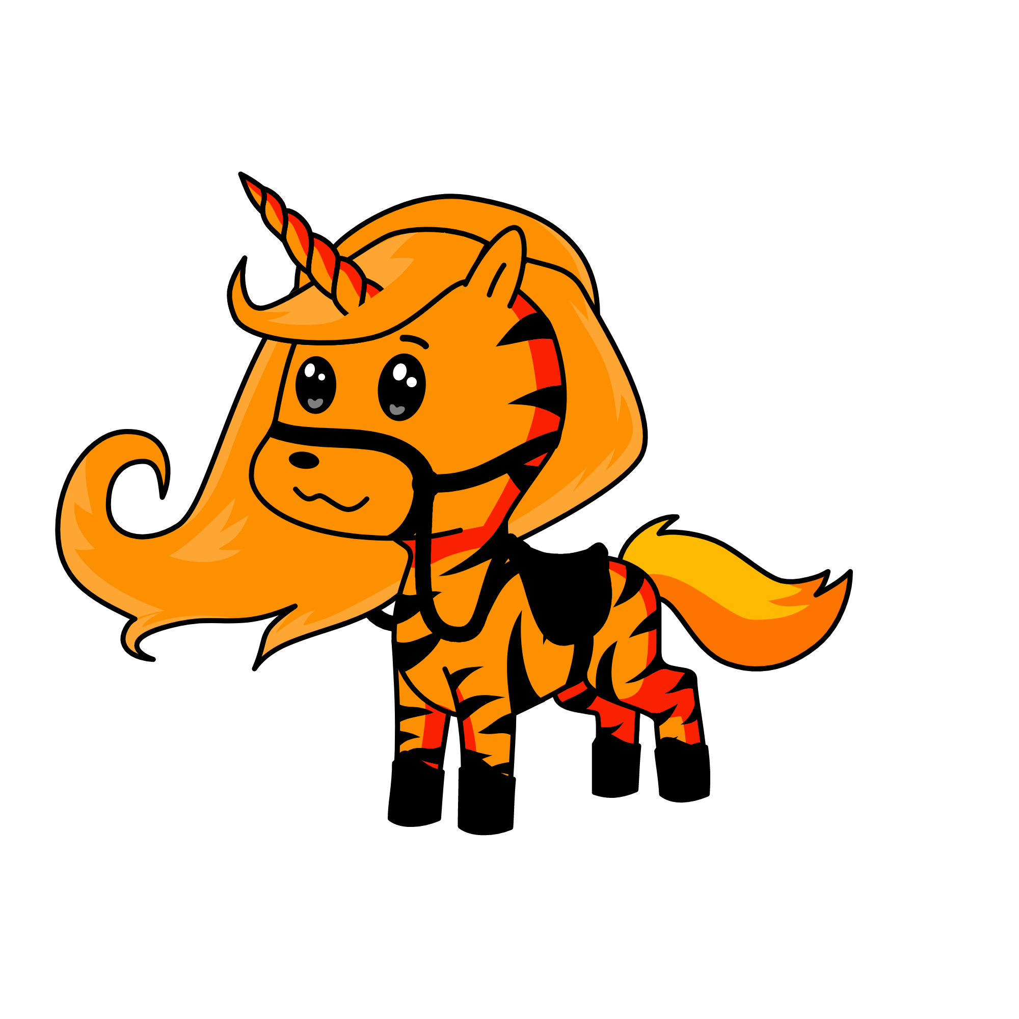 Tigercorn, the unicorn