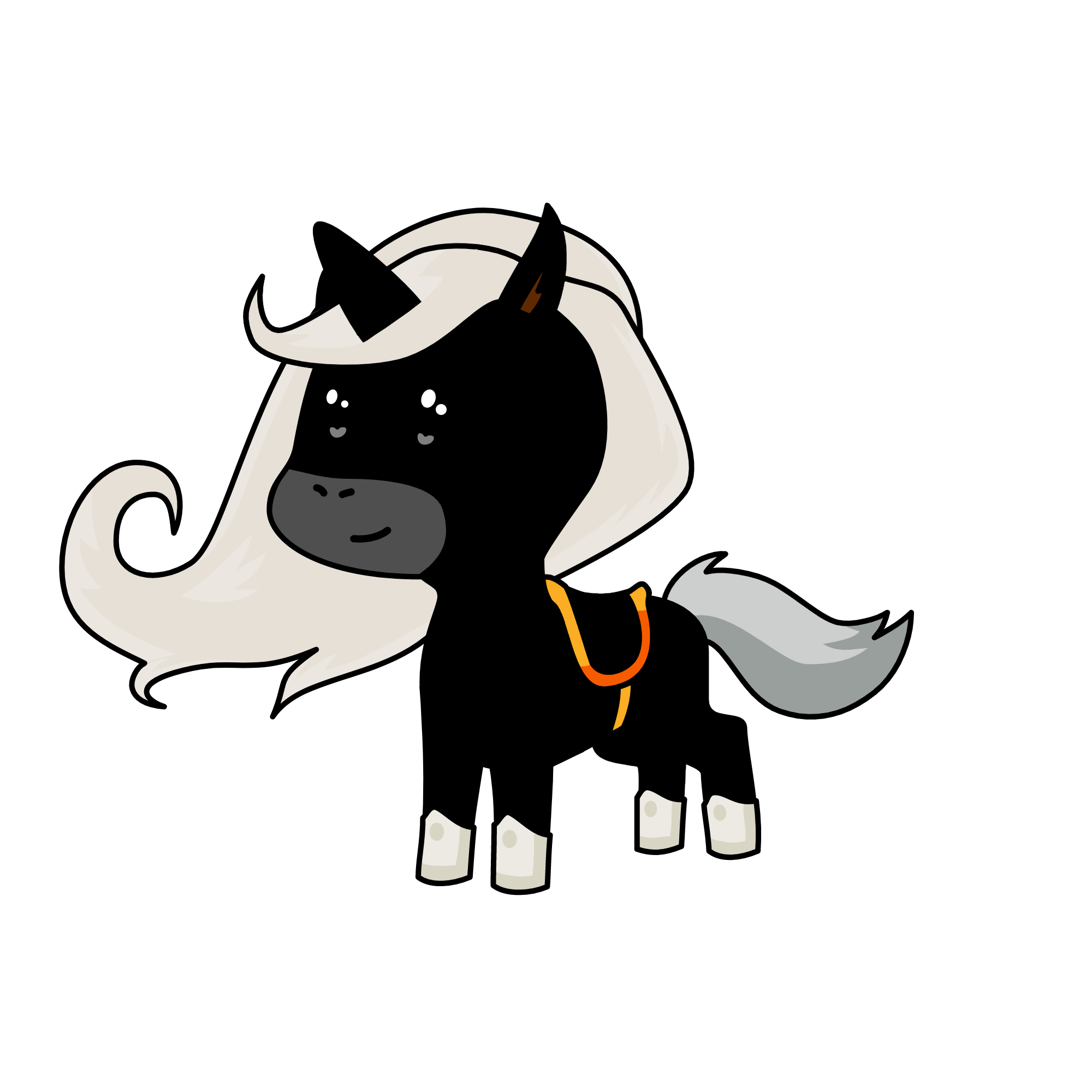 HUESO DE NOCHE, the unicorn