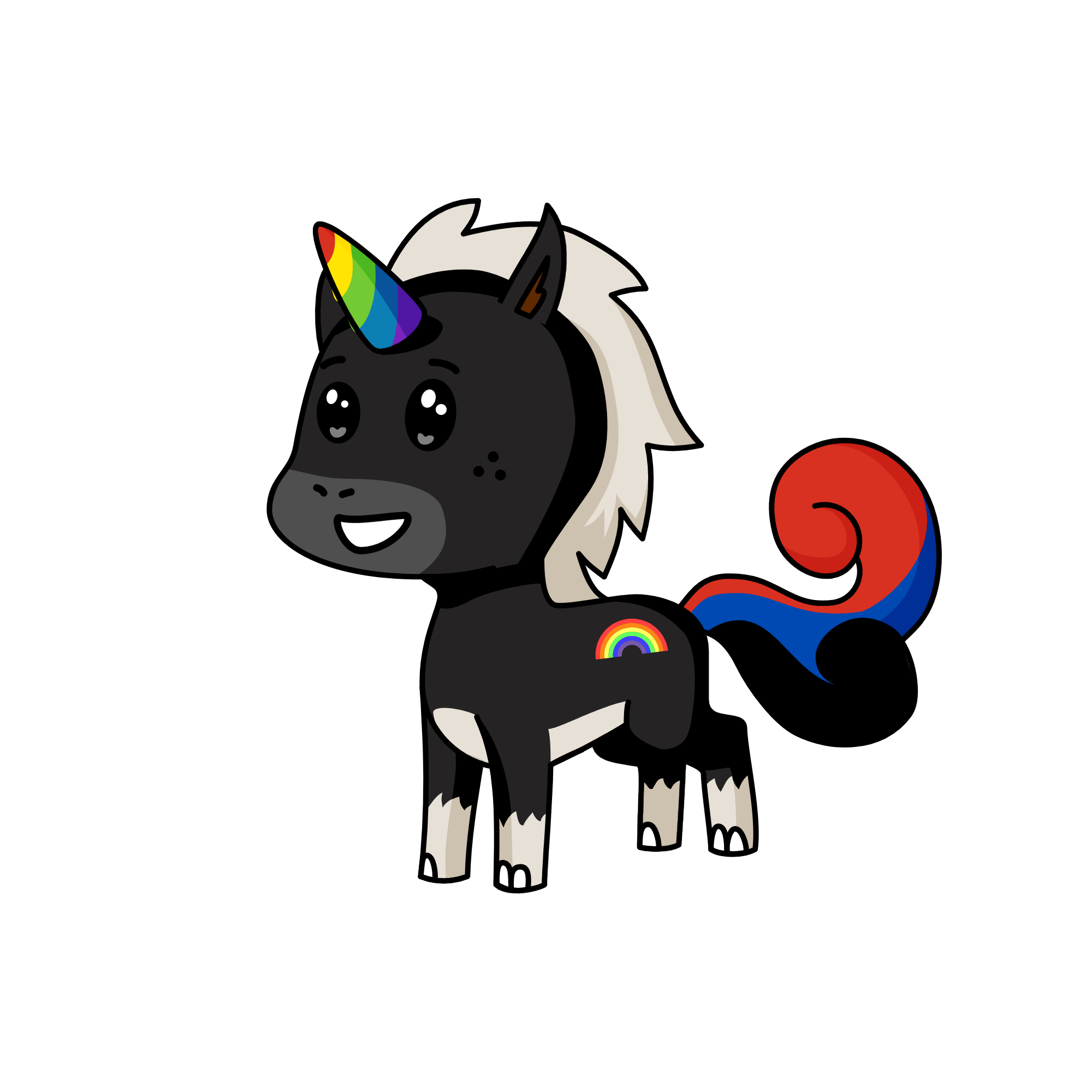 Nightshiner, the unicorn