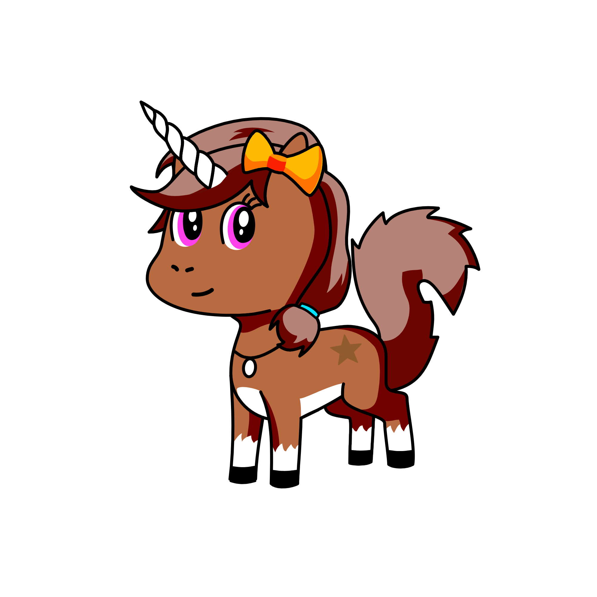 Woodrika, the unicorn