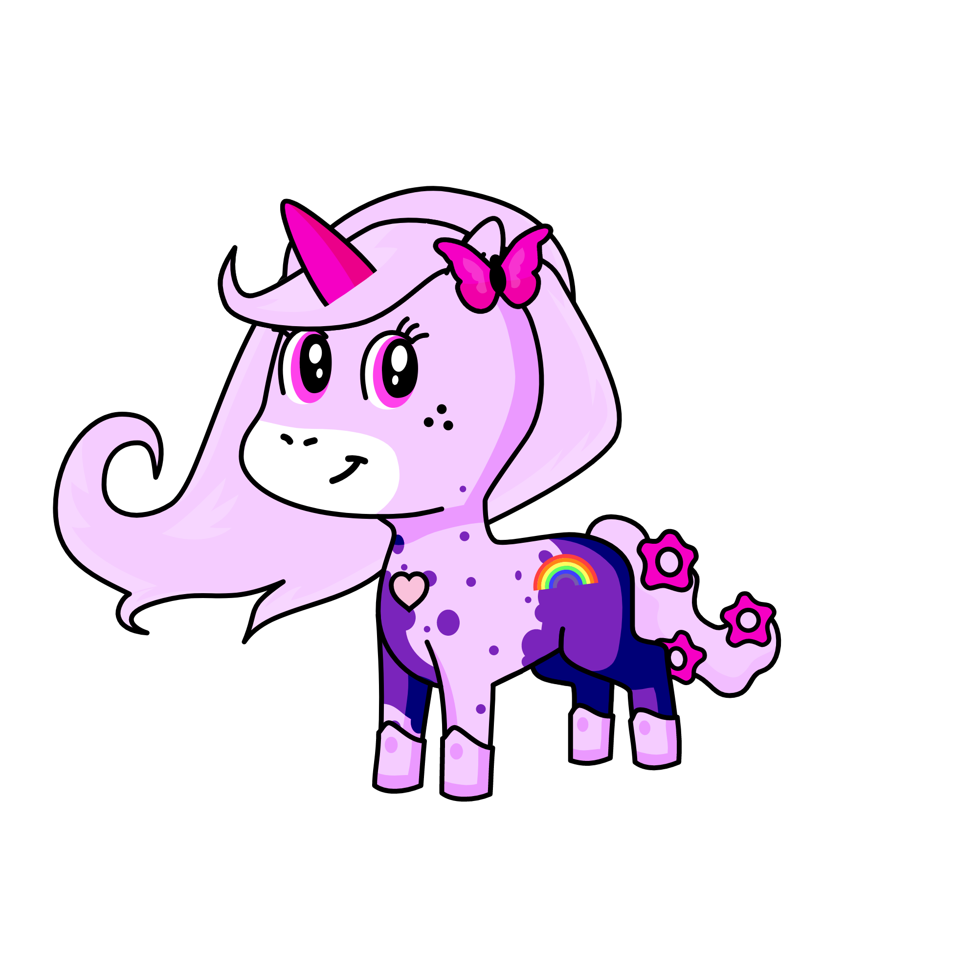rainbow, the unicorn
