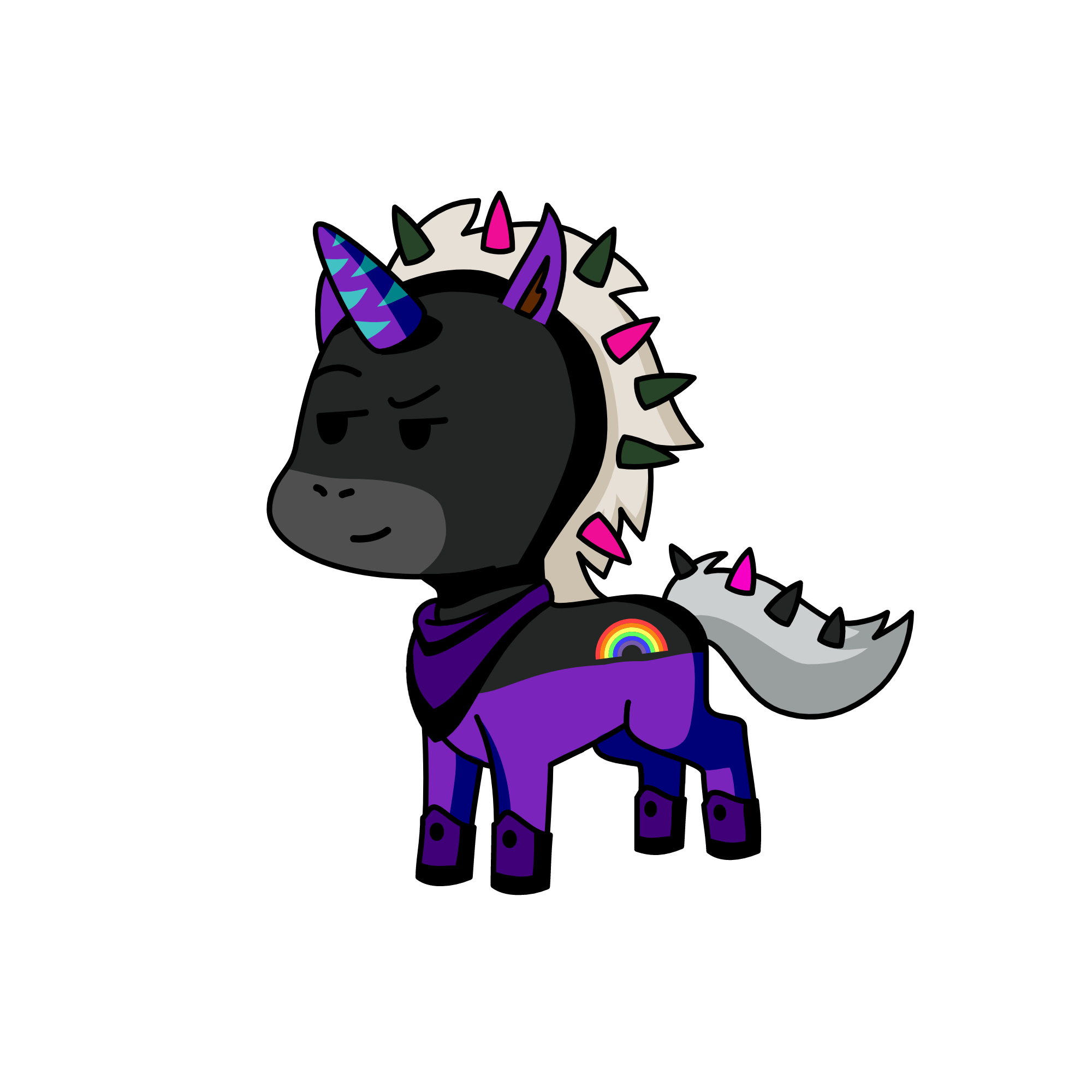Punky Sassyopia, the unicorn