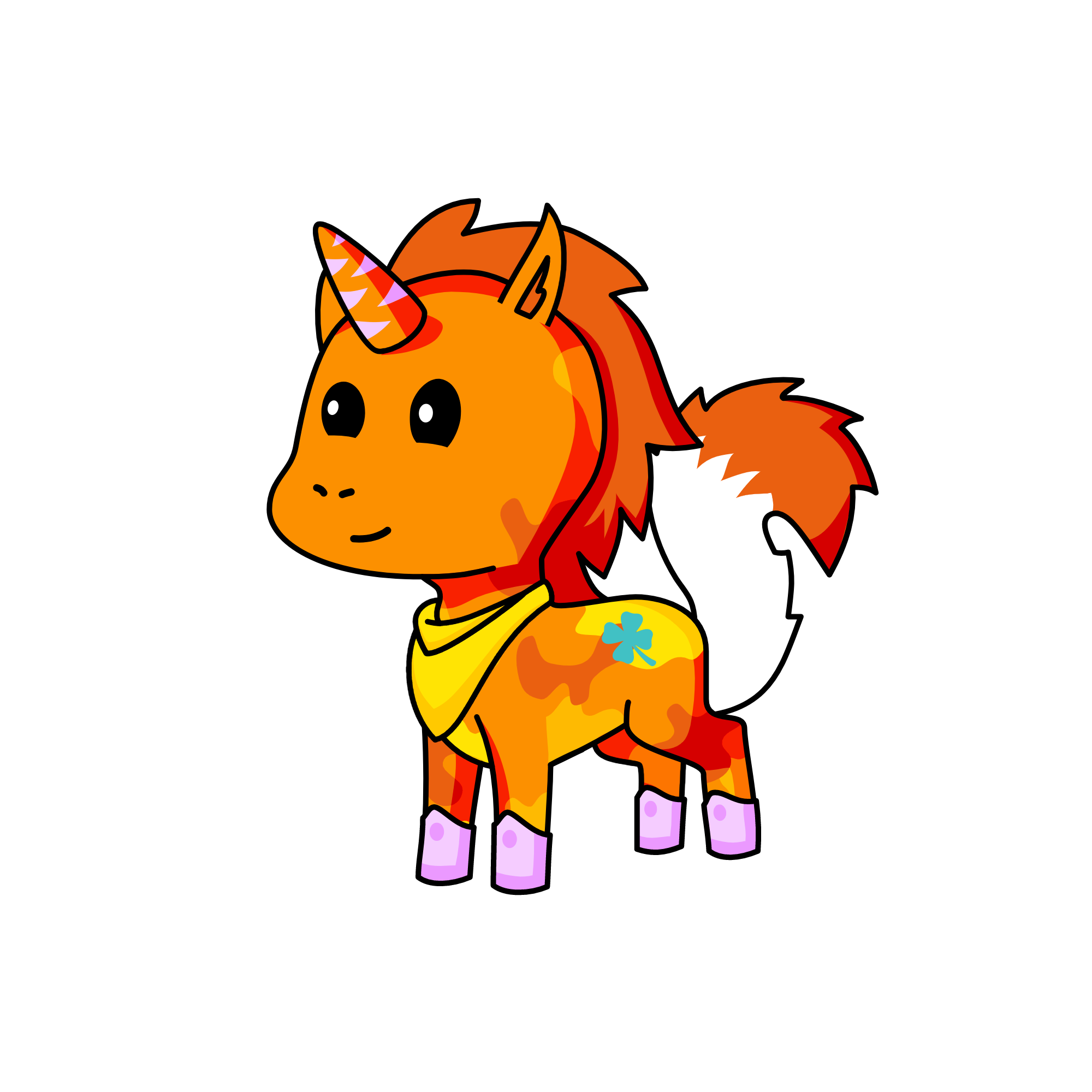 fox, the unicorn