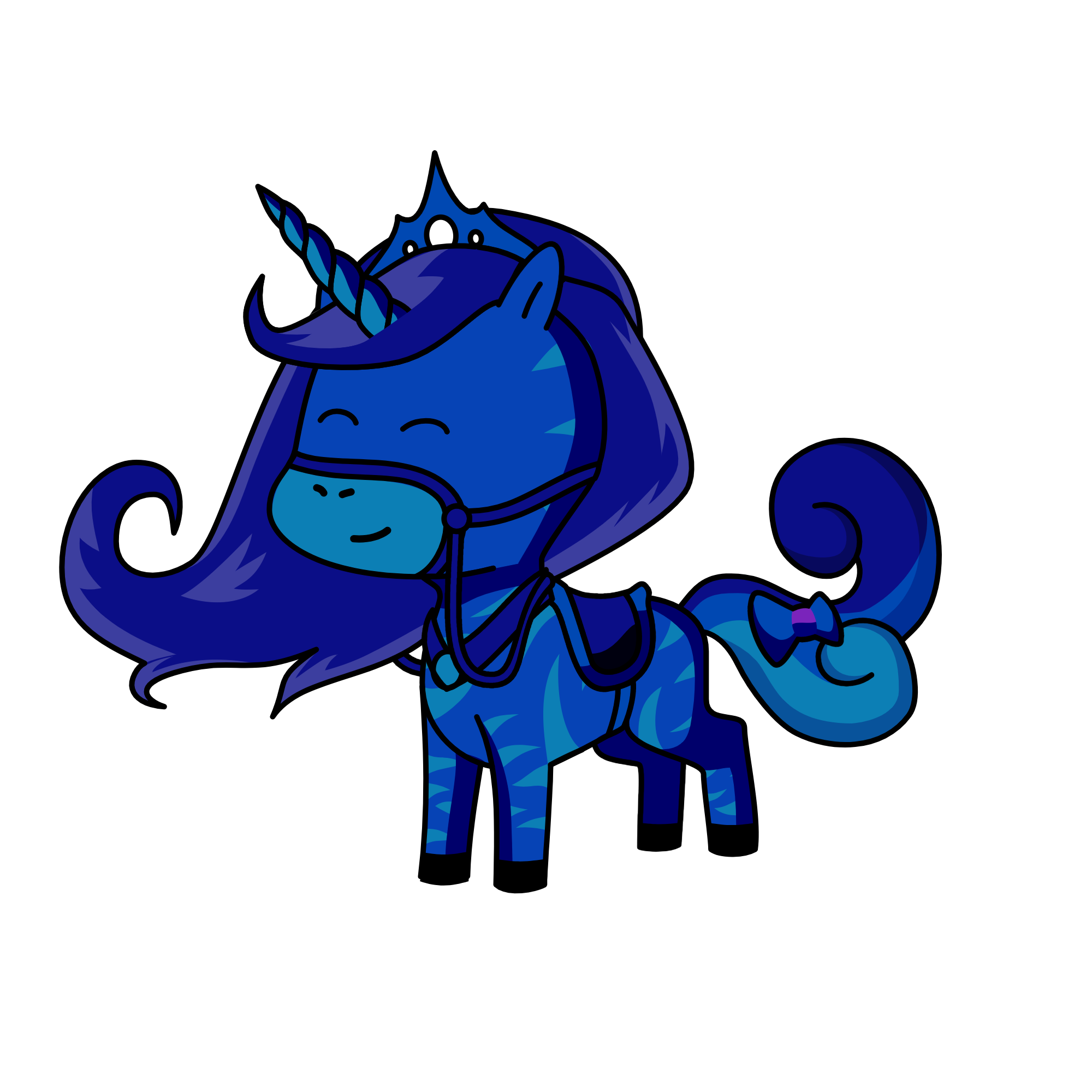 Moonlight, the unicorn