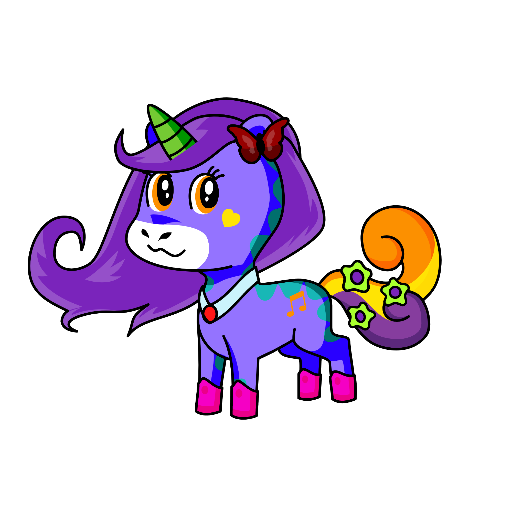 GGGirl, the unicorn