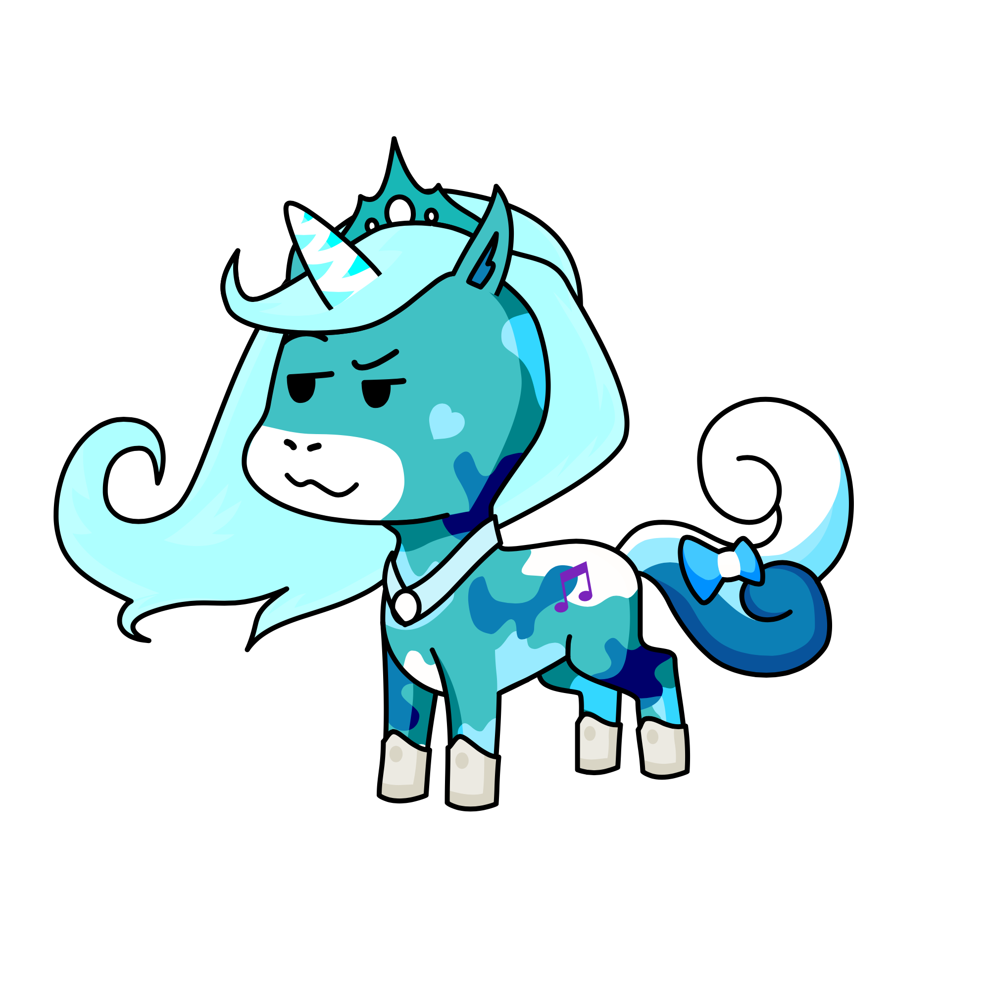 Frostbyte, the unicorn