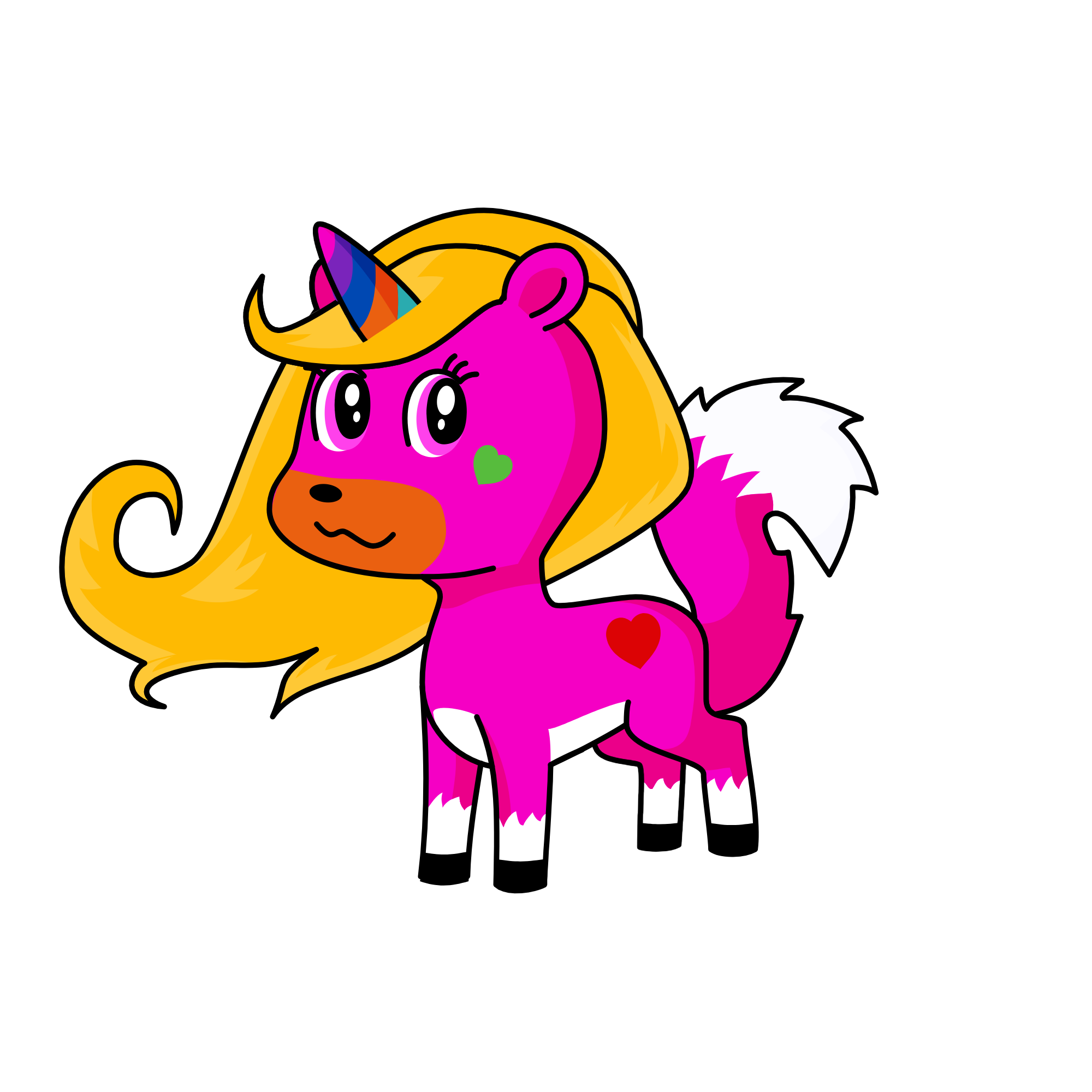 7, the unicorn