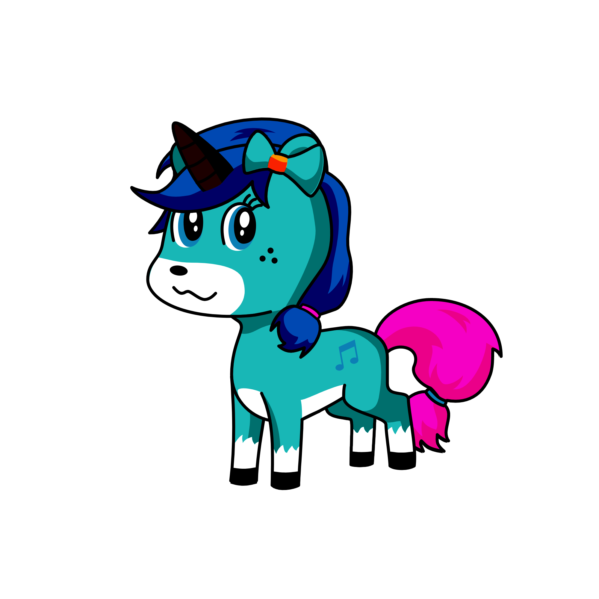 7, the unicorn