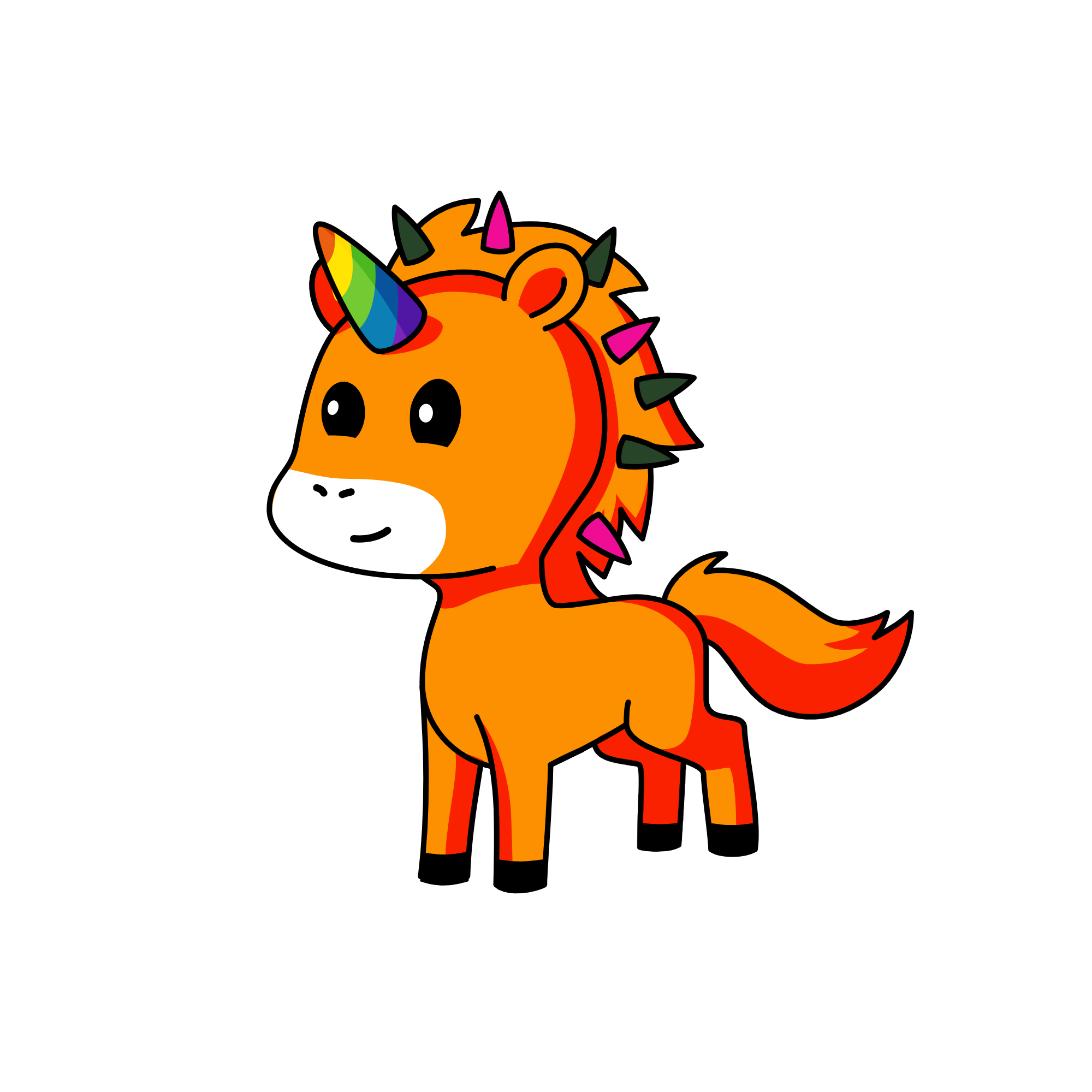 Just Orange , the unicorn