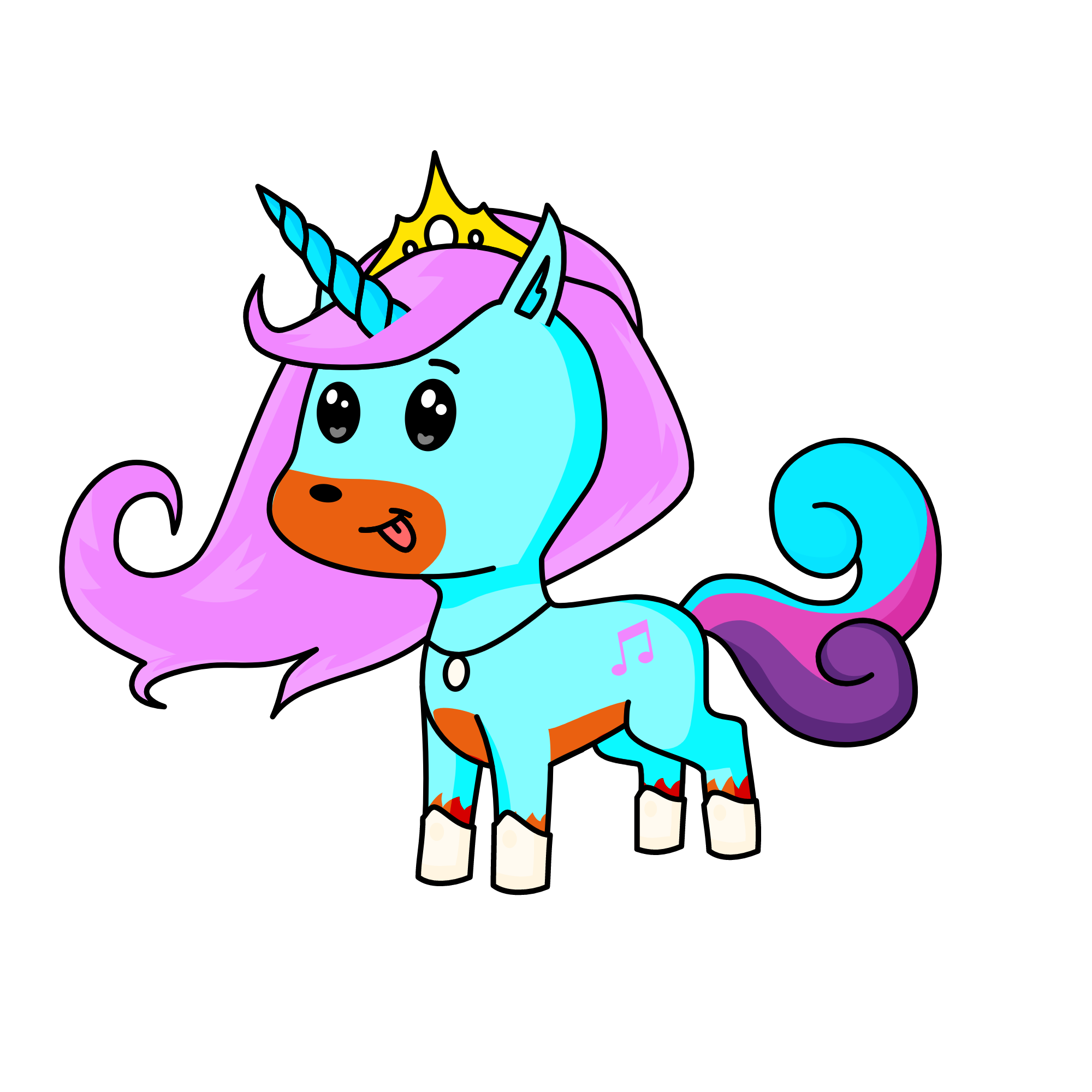 luphyuu, the unicorn