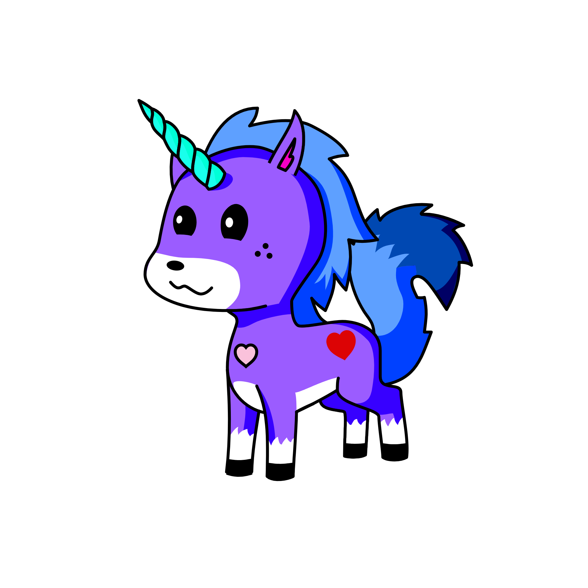 cupcake, the unicorn