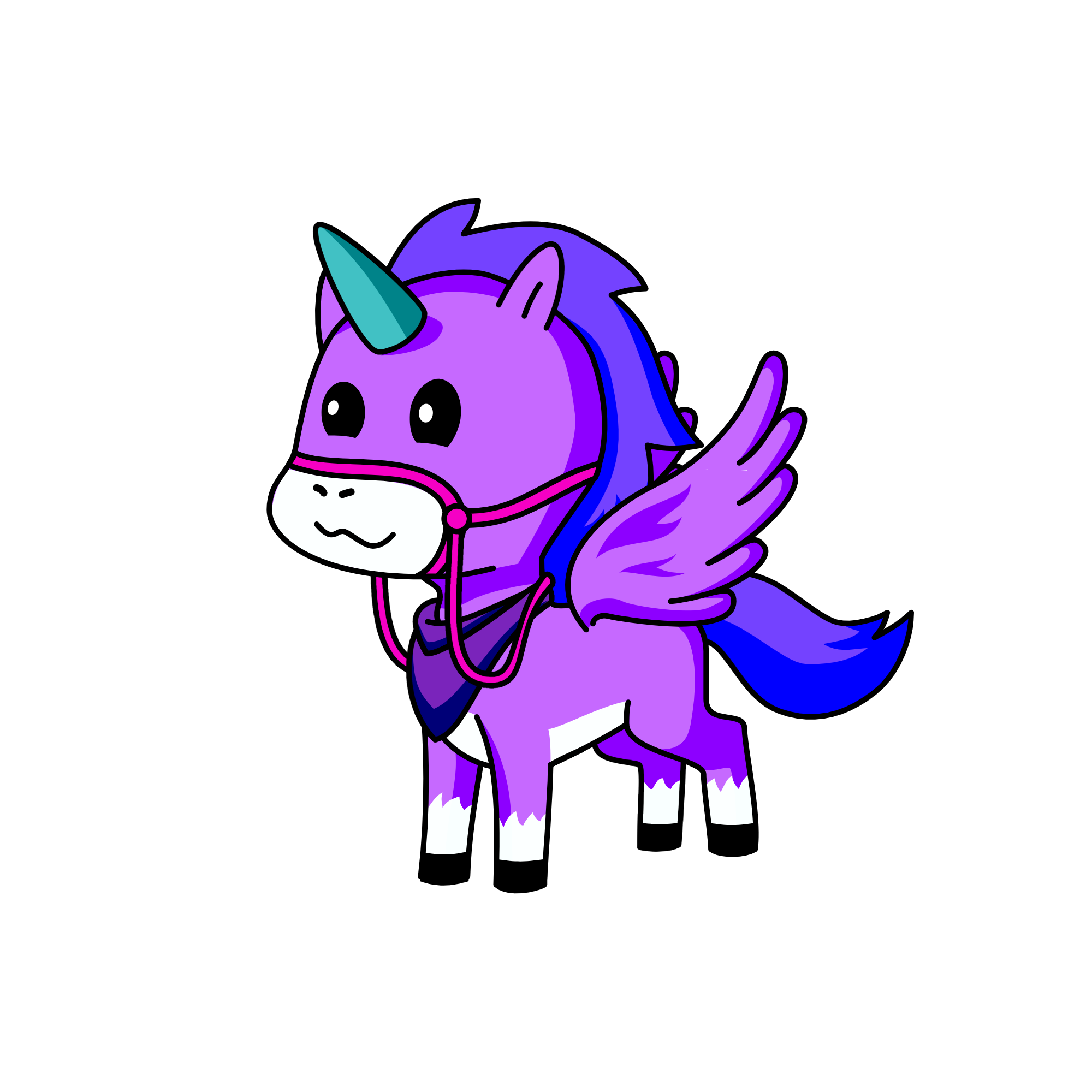 snowy, the unicorn