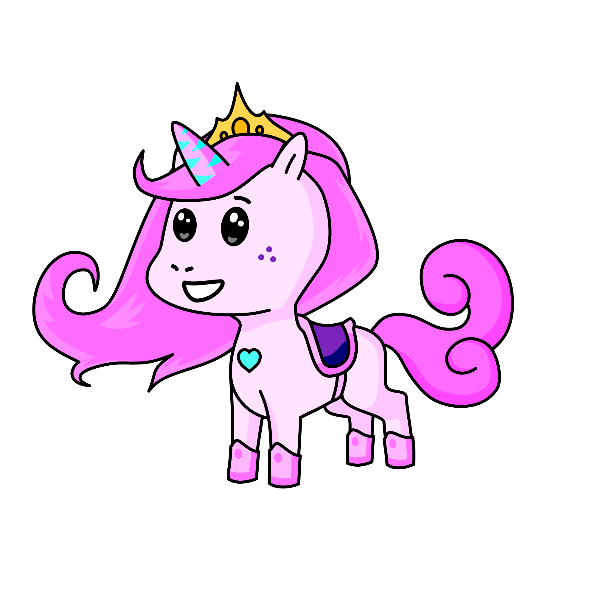 Princess of Pink, the unicorn