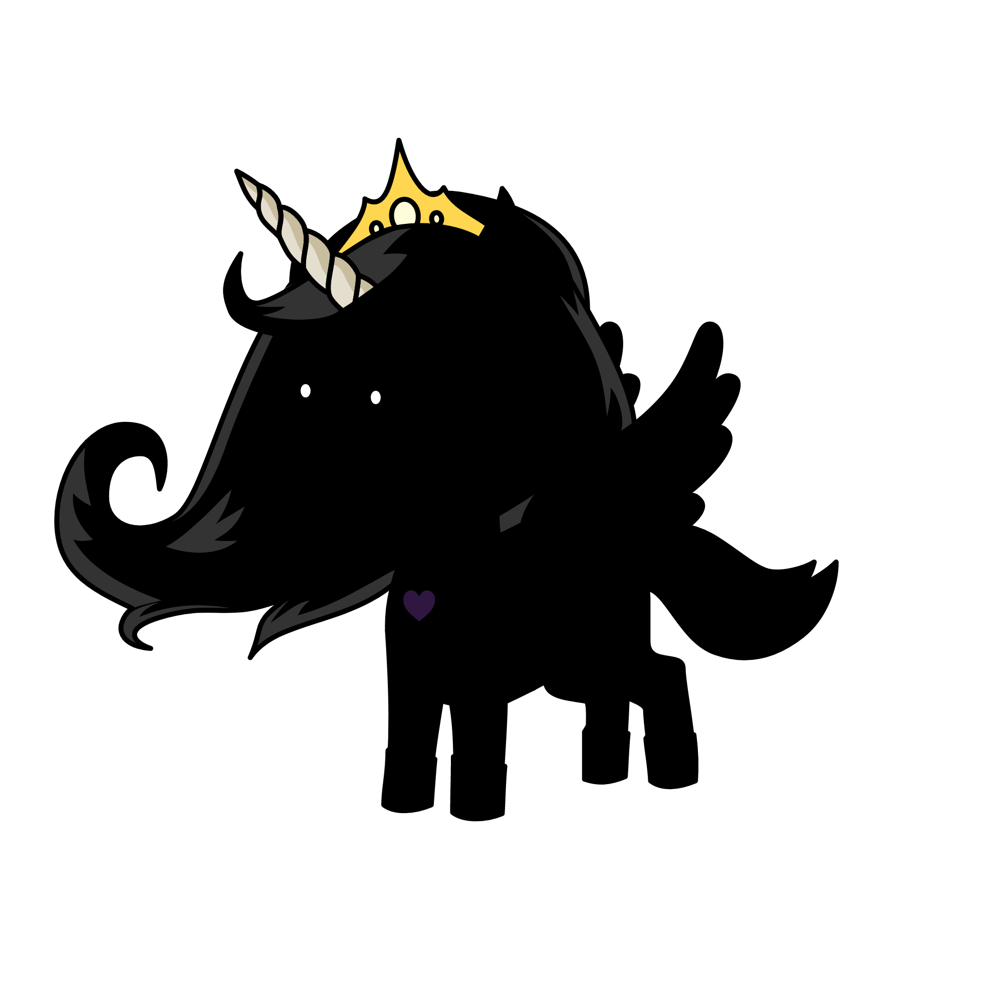 shadow queen, the unicorn