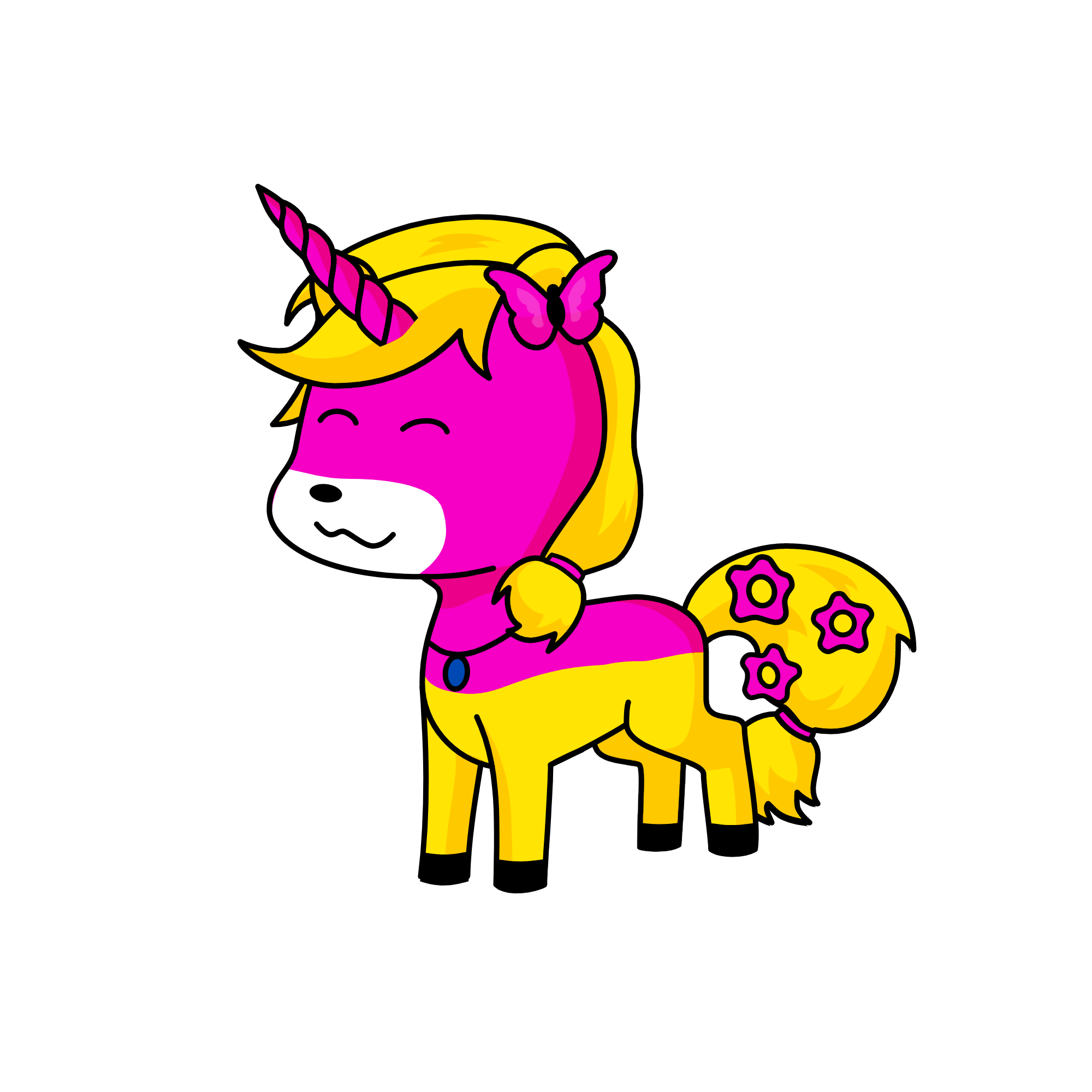 Candy, the unicorn
