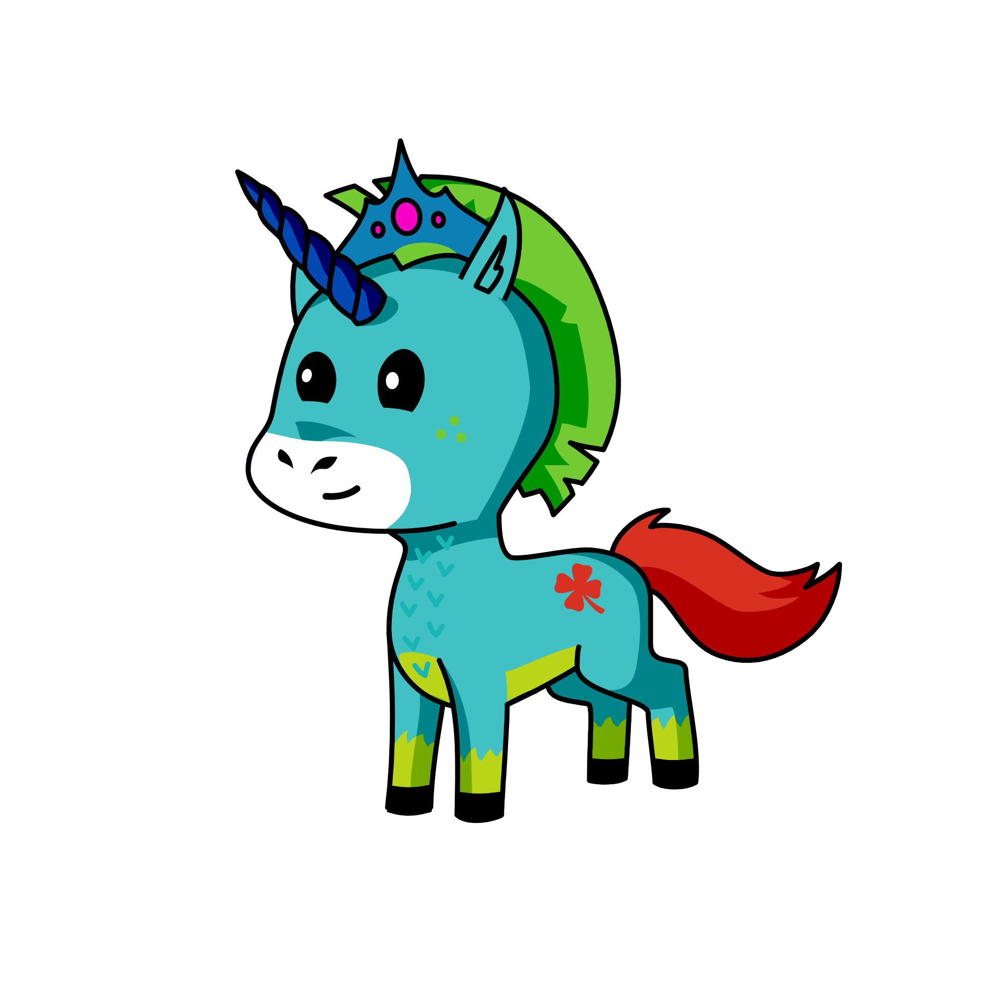 Forever Me, the unicorn