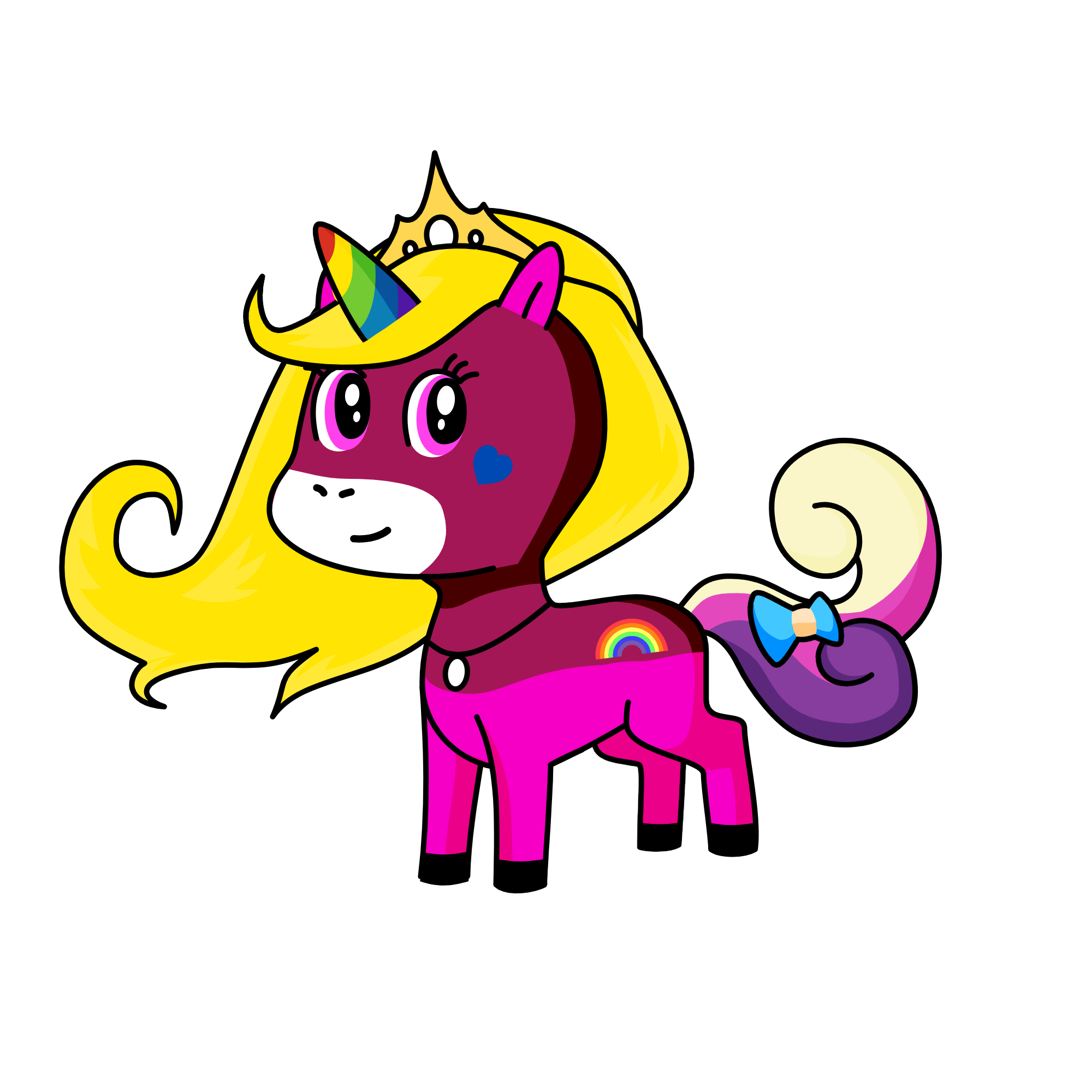 Snowqueen, the unicorn