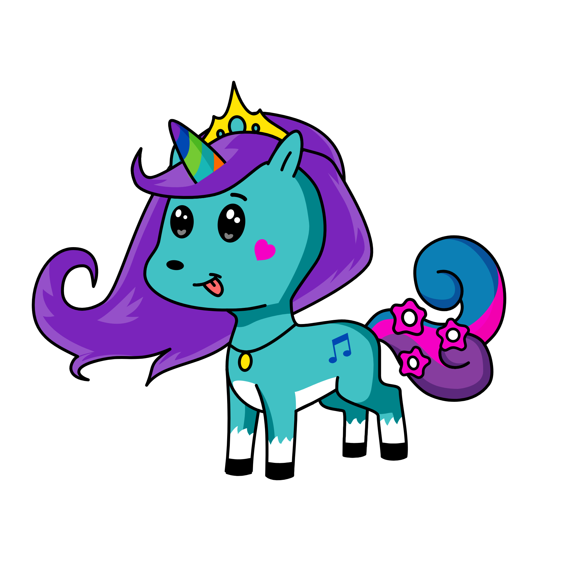 moon shimer, the unicorn