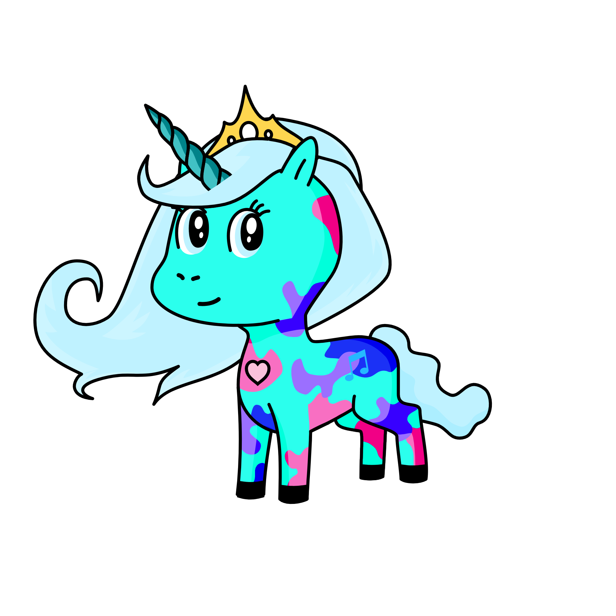 Լուսե, the unicorn