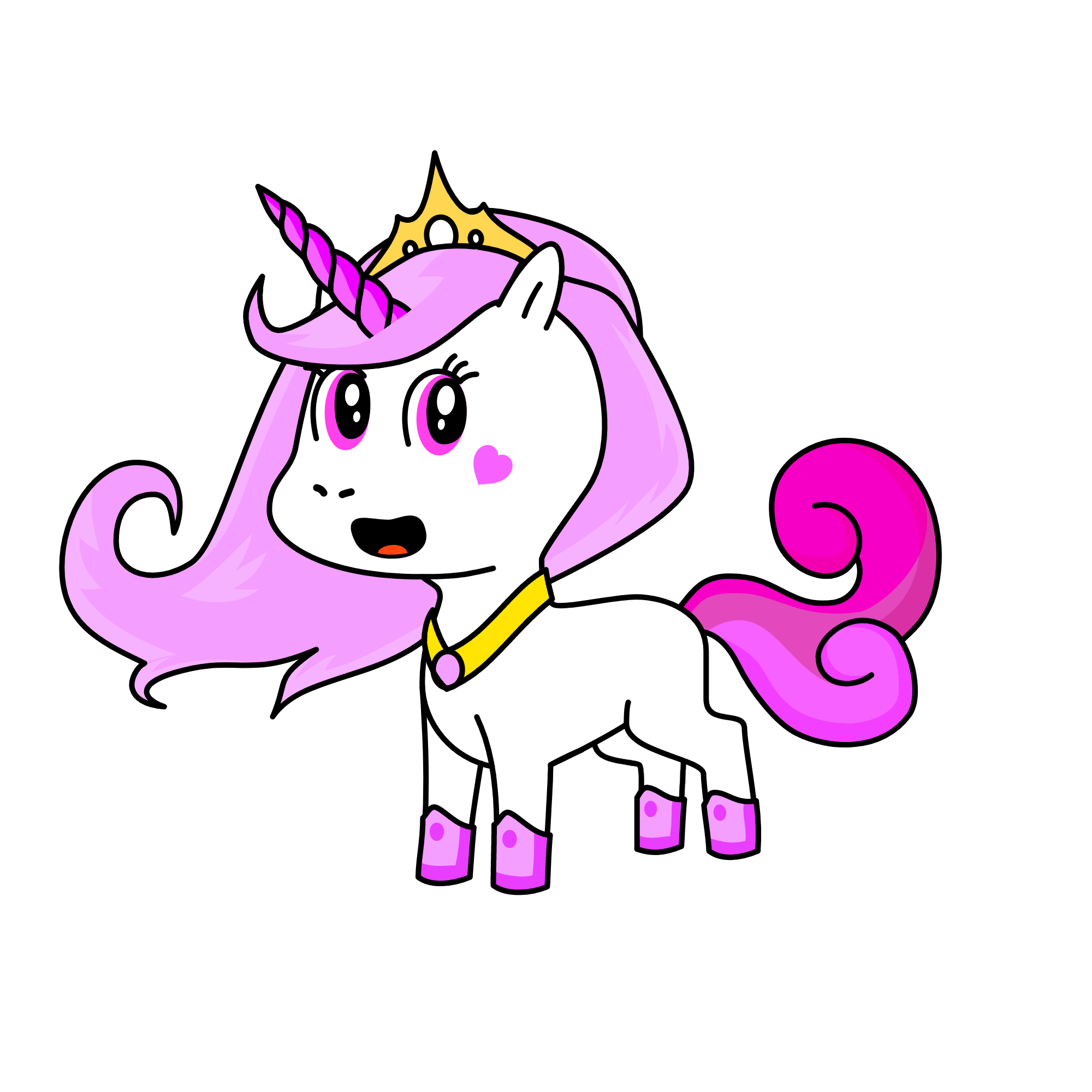 princess candyfloss , the unicorn