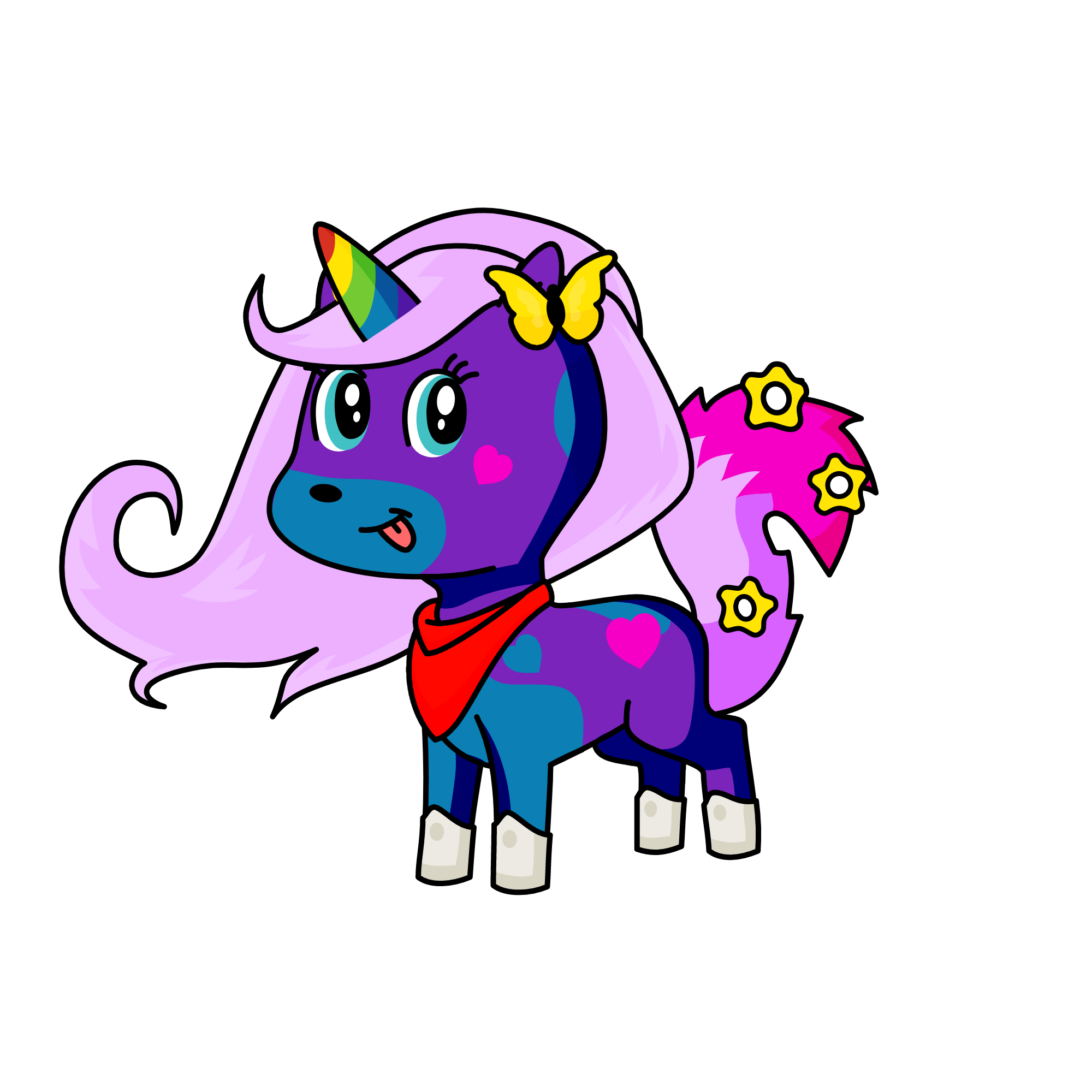 Mya, the unicorn