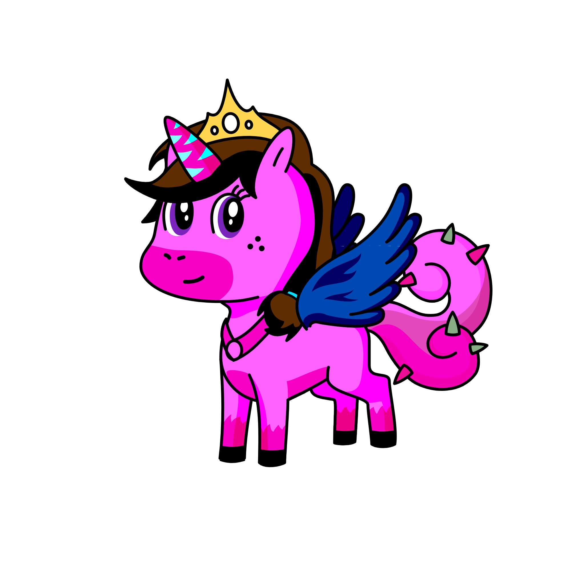 Moonerella, the unicorn