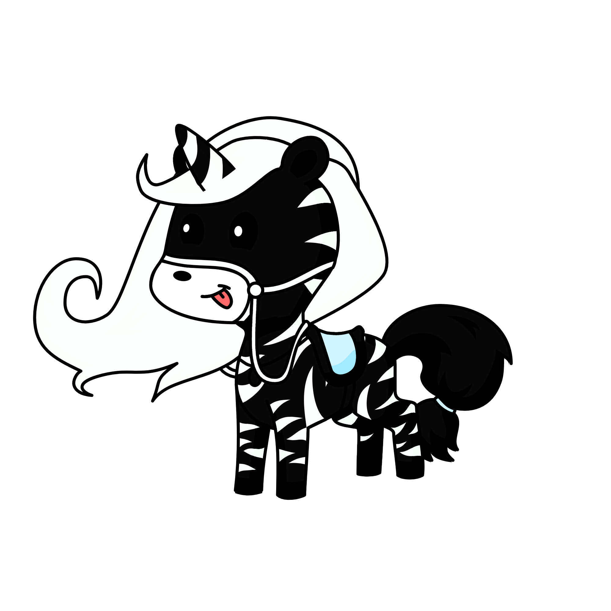 zebra, the unicorn