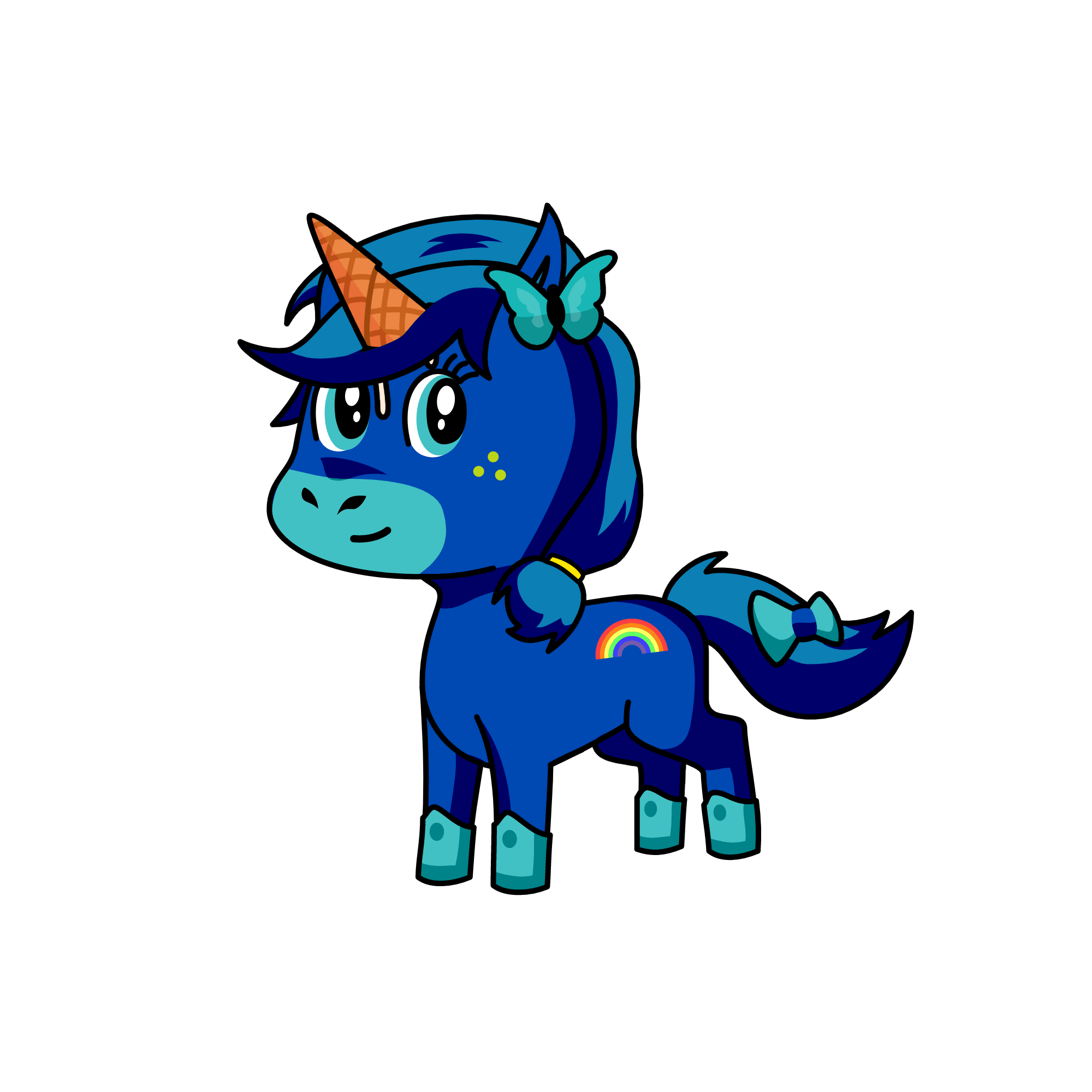 Sky, the unicorn
