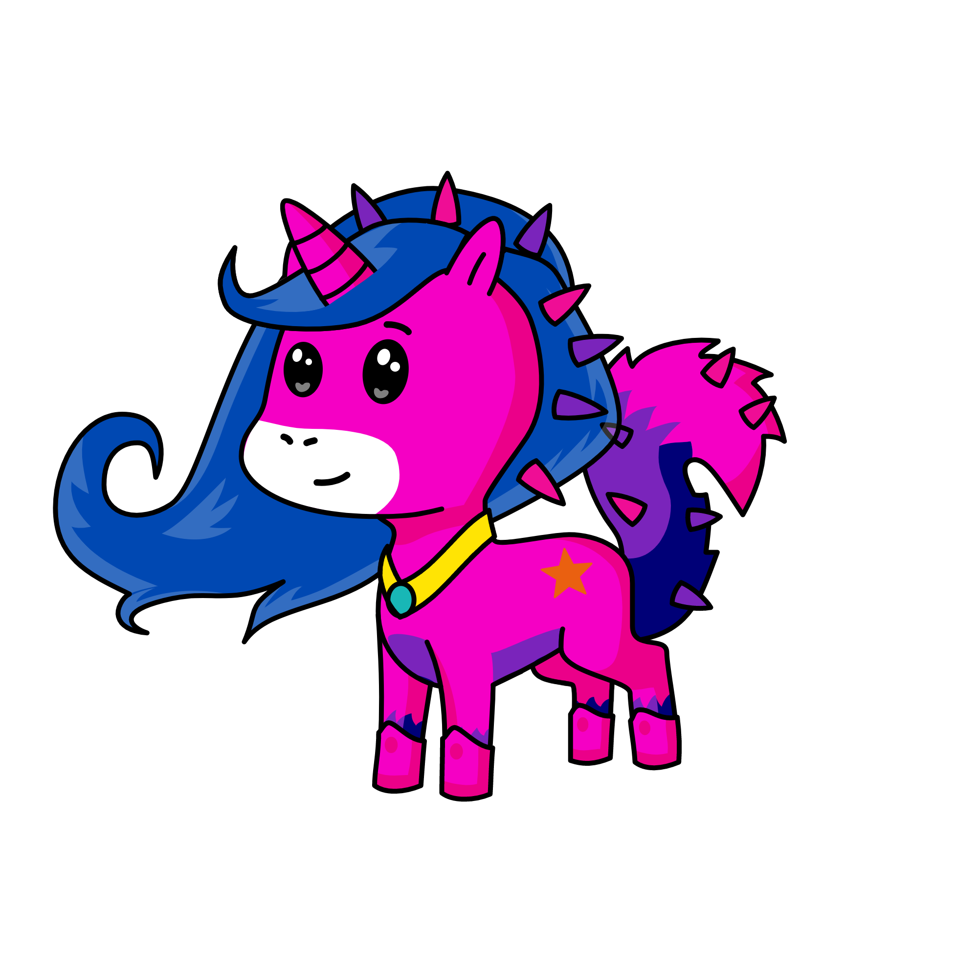 Punk rocker , the unicorn
