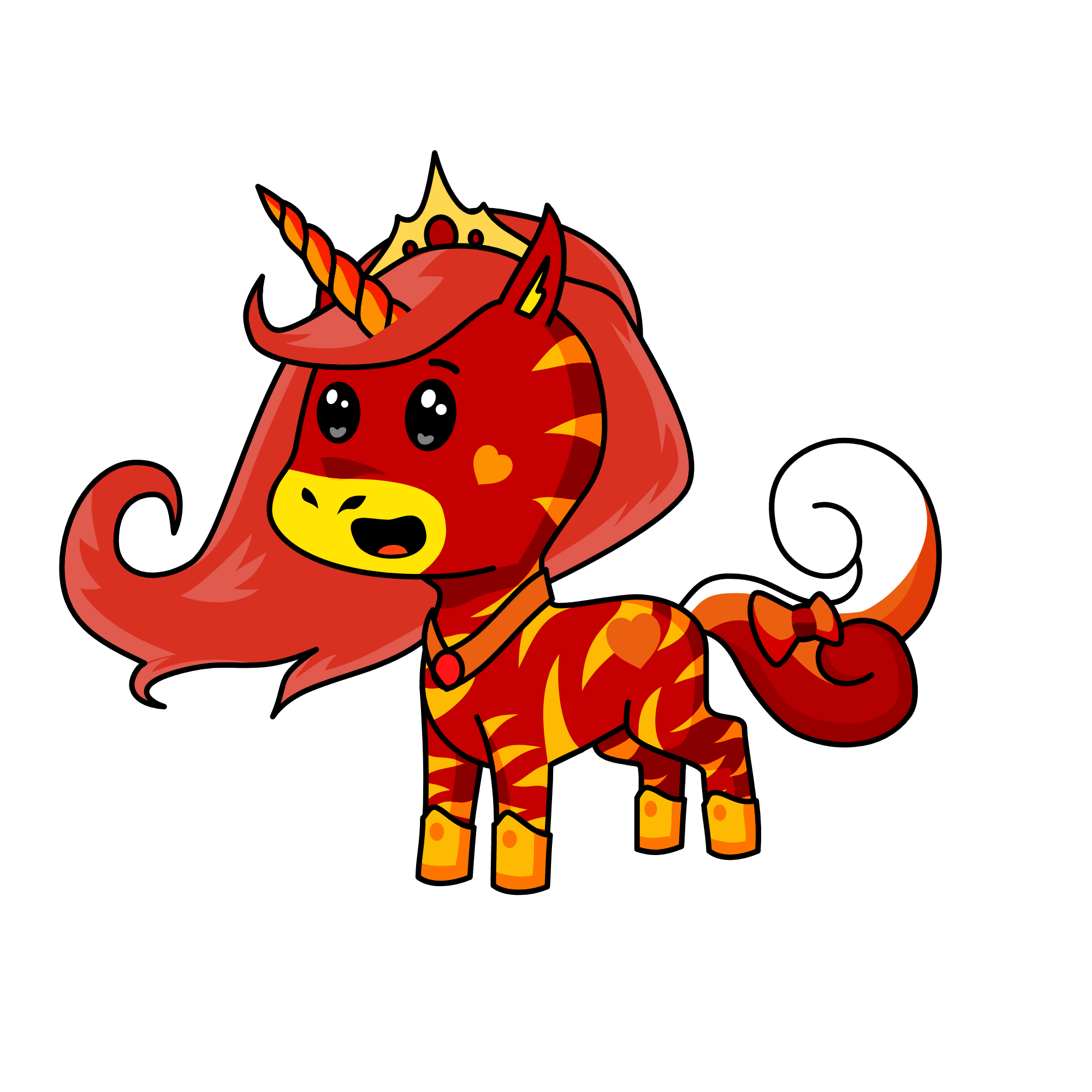 Flare, the unicorn