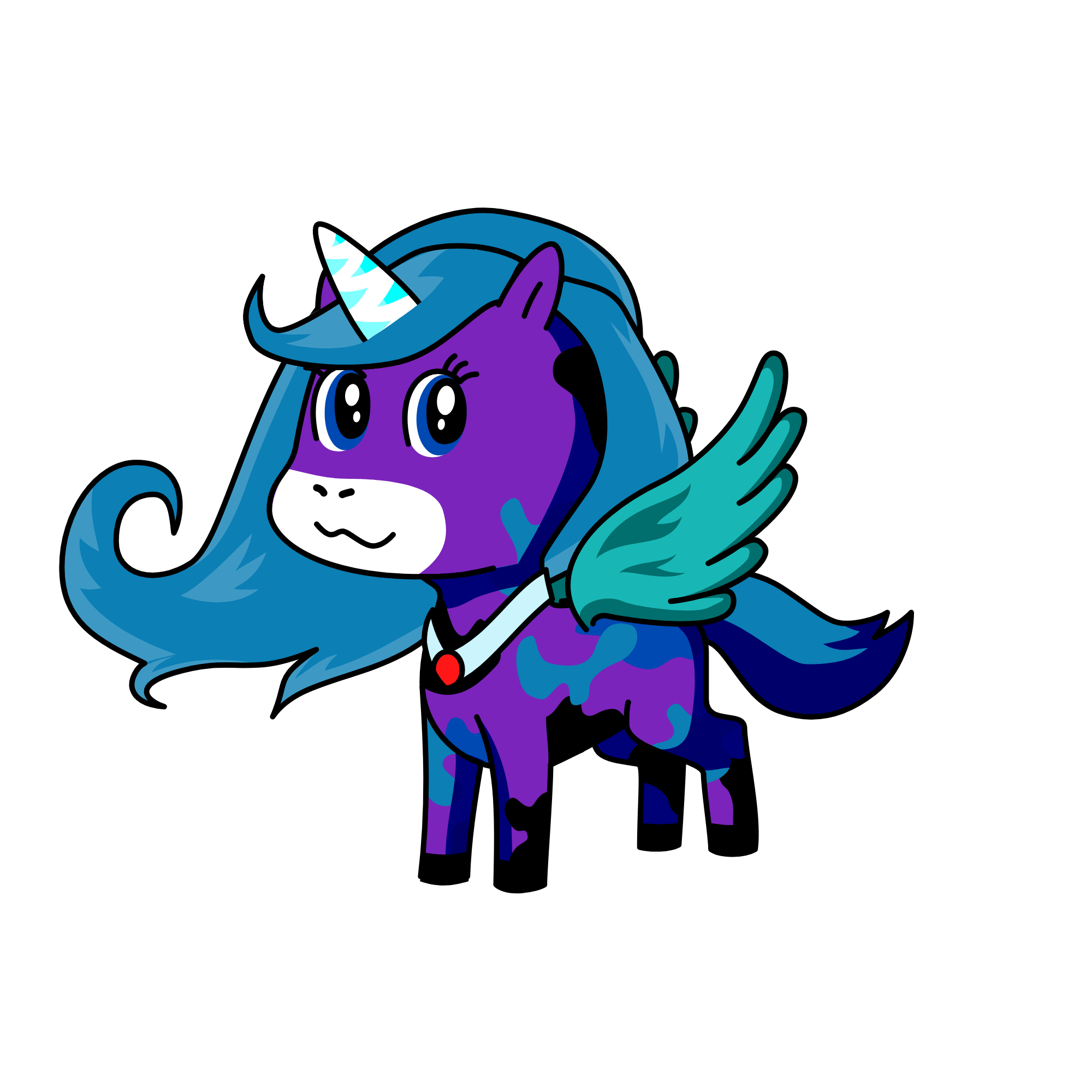 moon princess, the unicorn