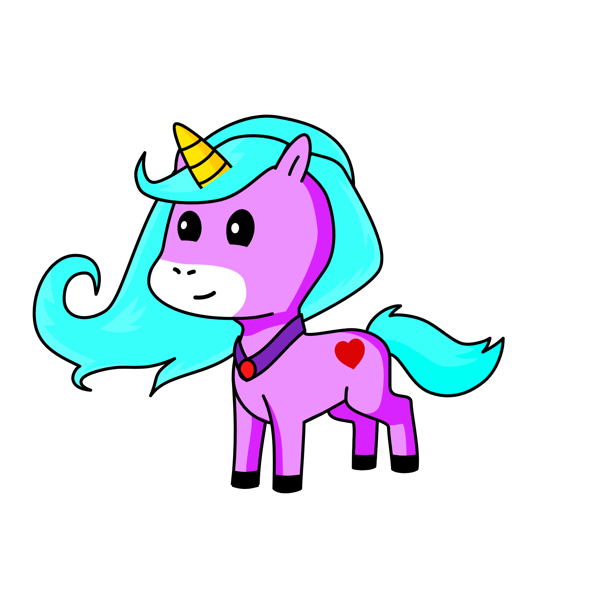 Snowy, the unicorn