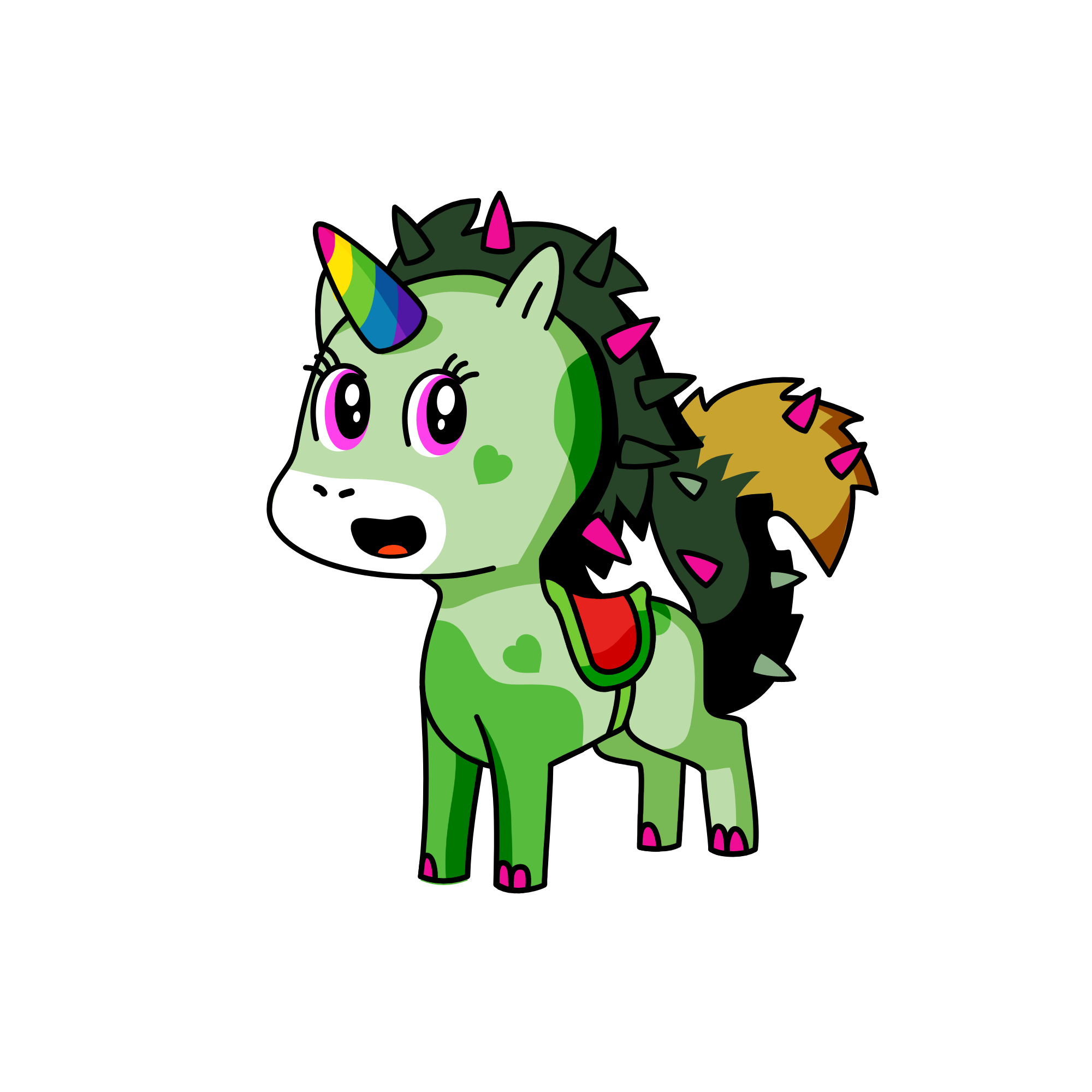 Tøff bæsj, the unicorn