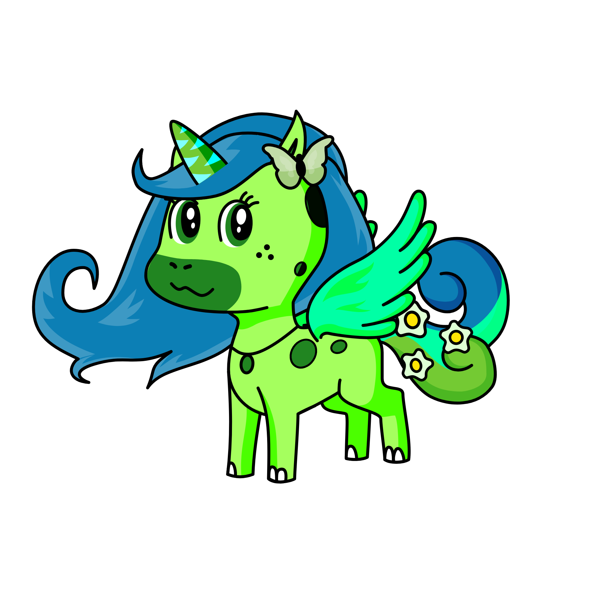 greenery, the unicorn