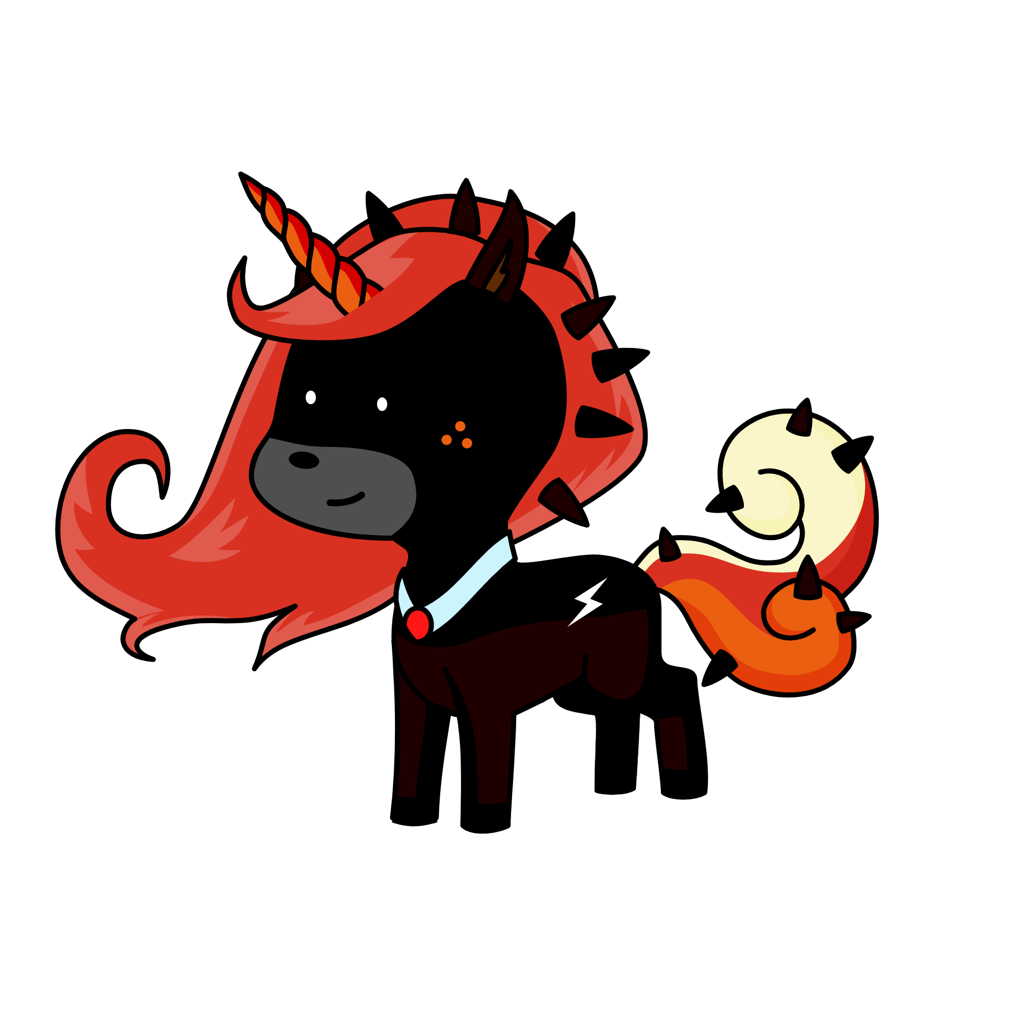 spikes, the unicorn