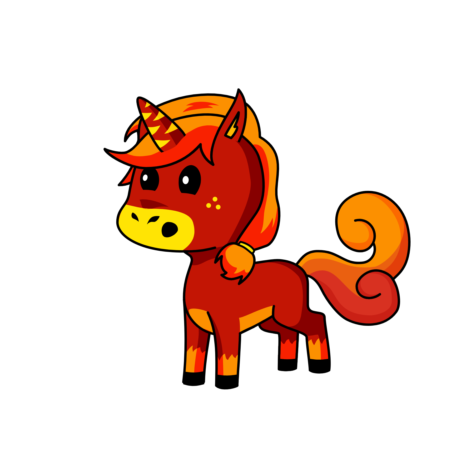 fire, the unicorn