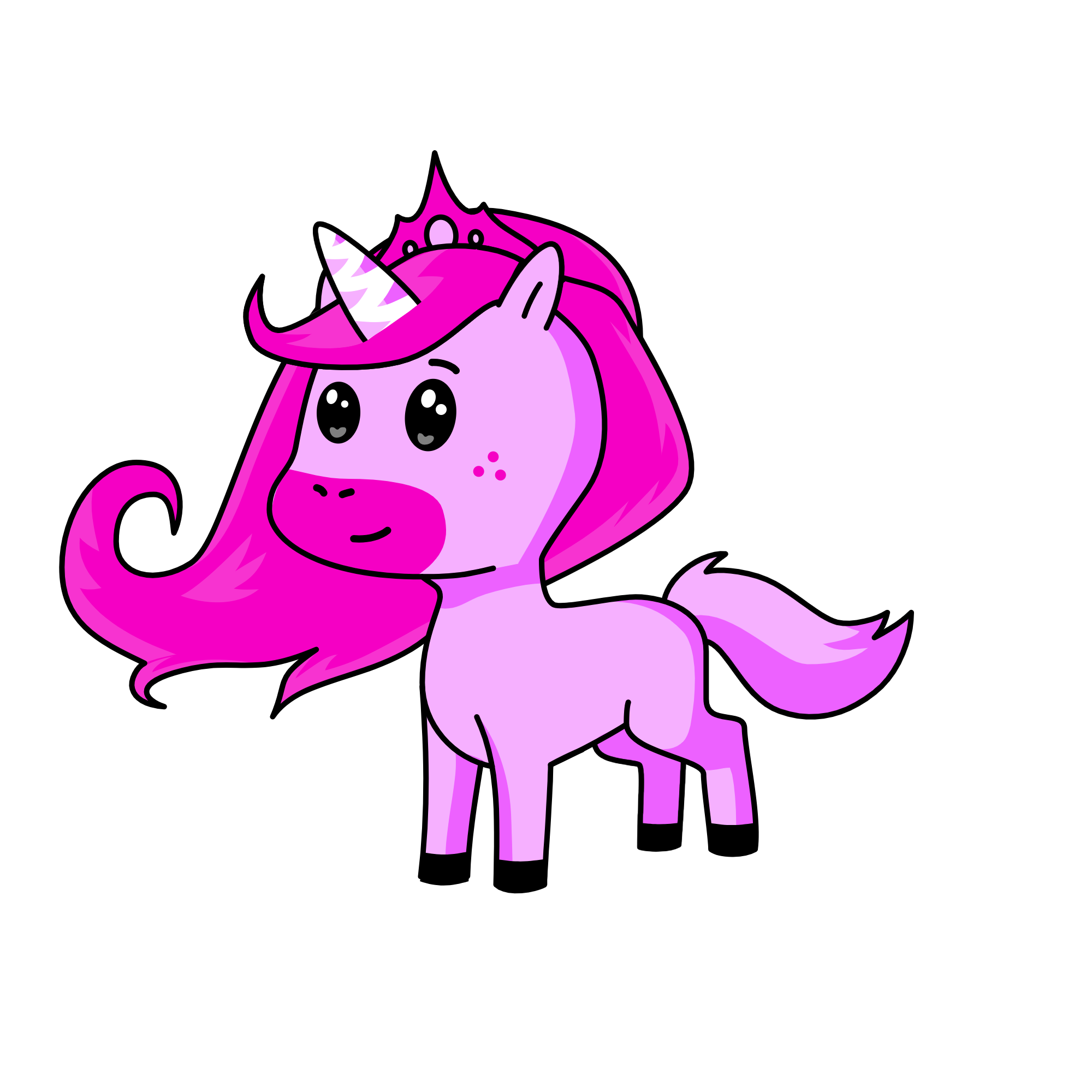 Pinky, the unicorn