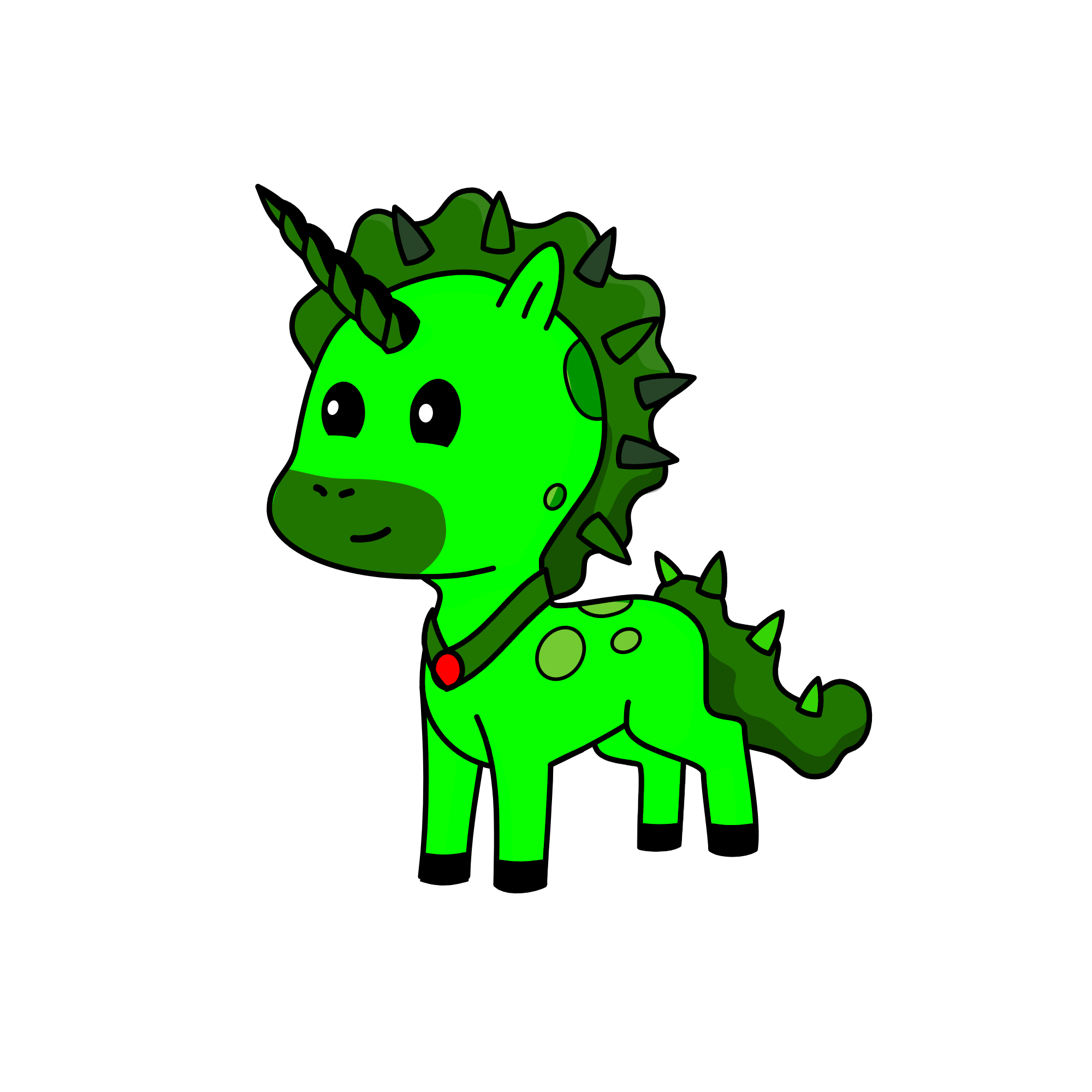 Dinocorn, the unicorn