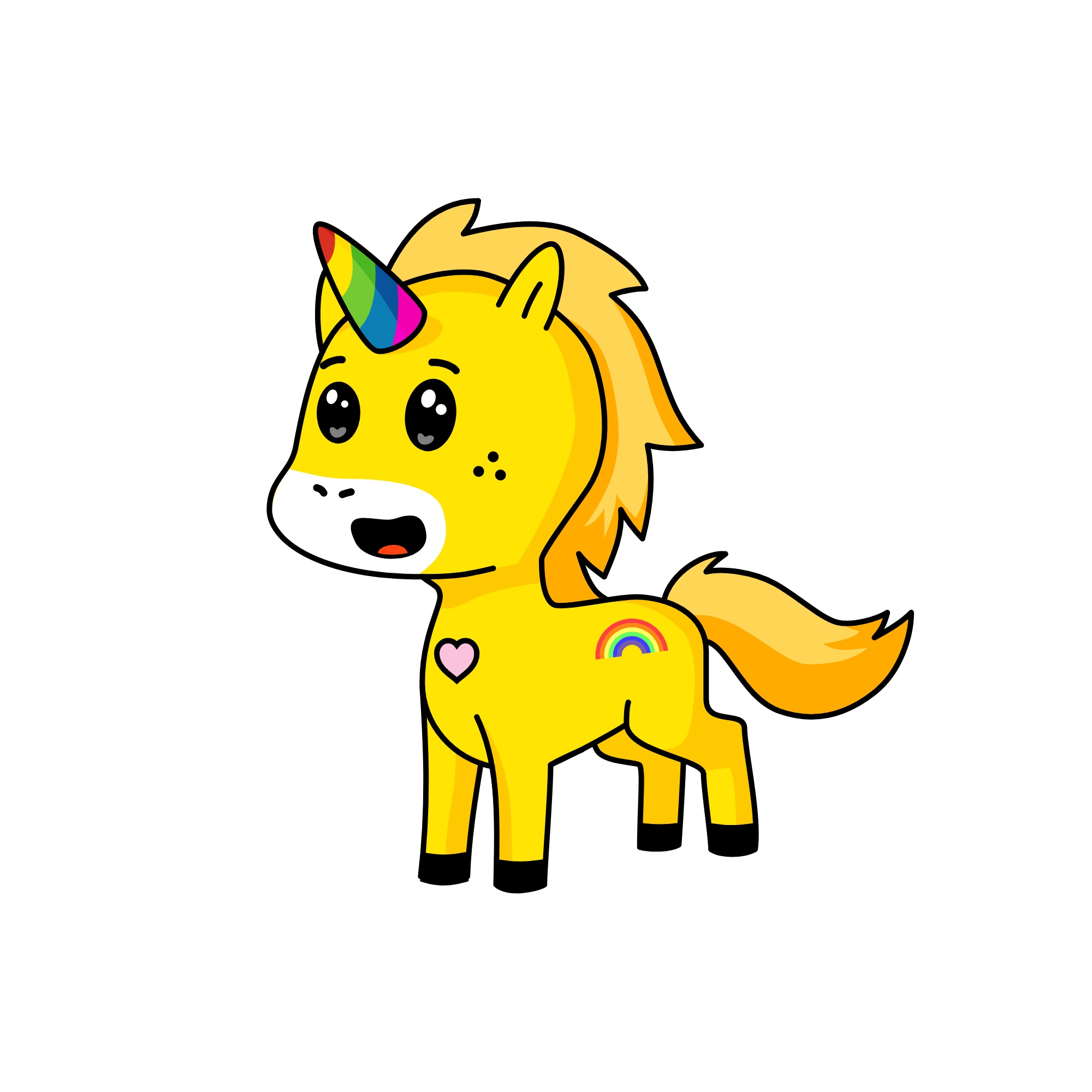 رنا, the unicorn