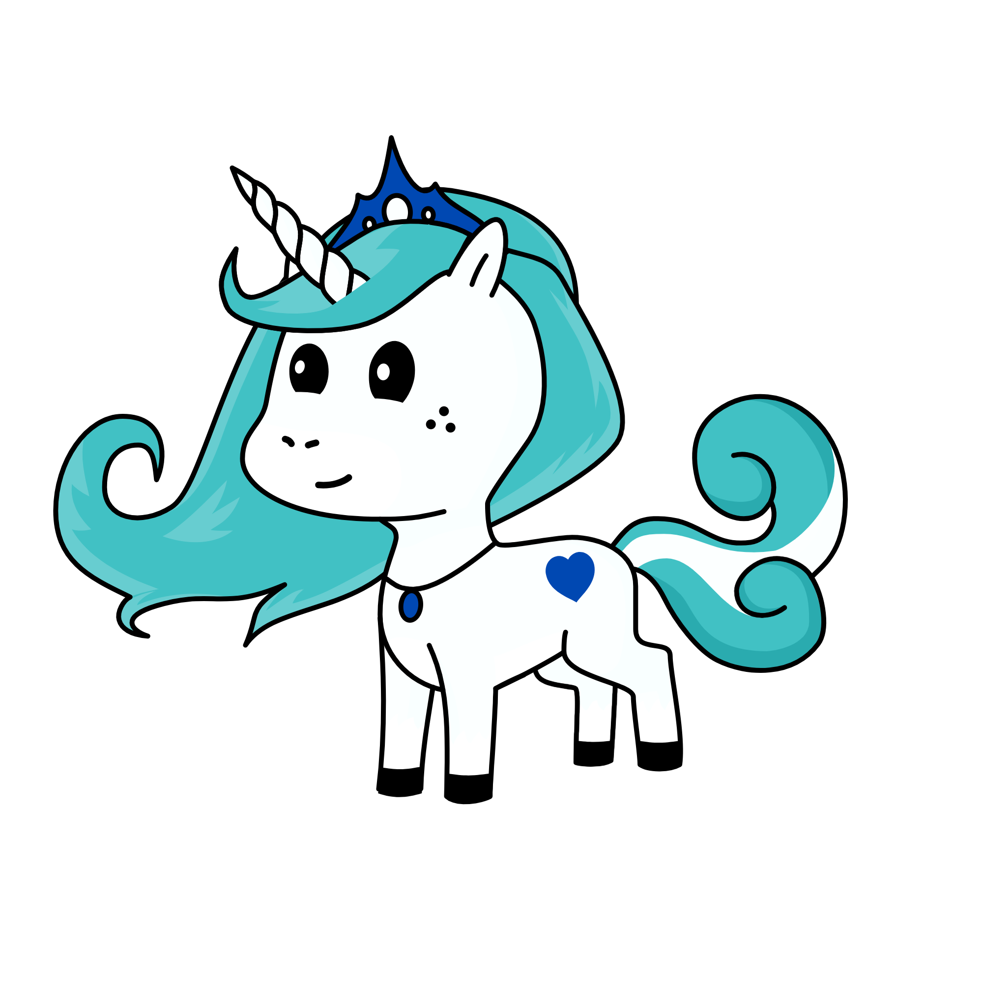 Crystal, the unicorn