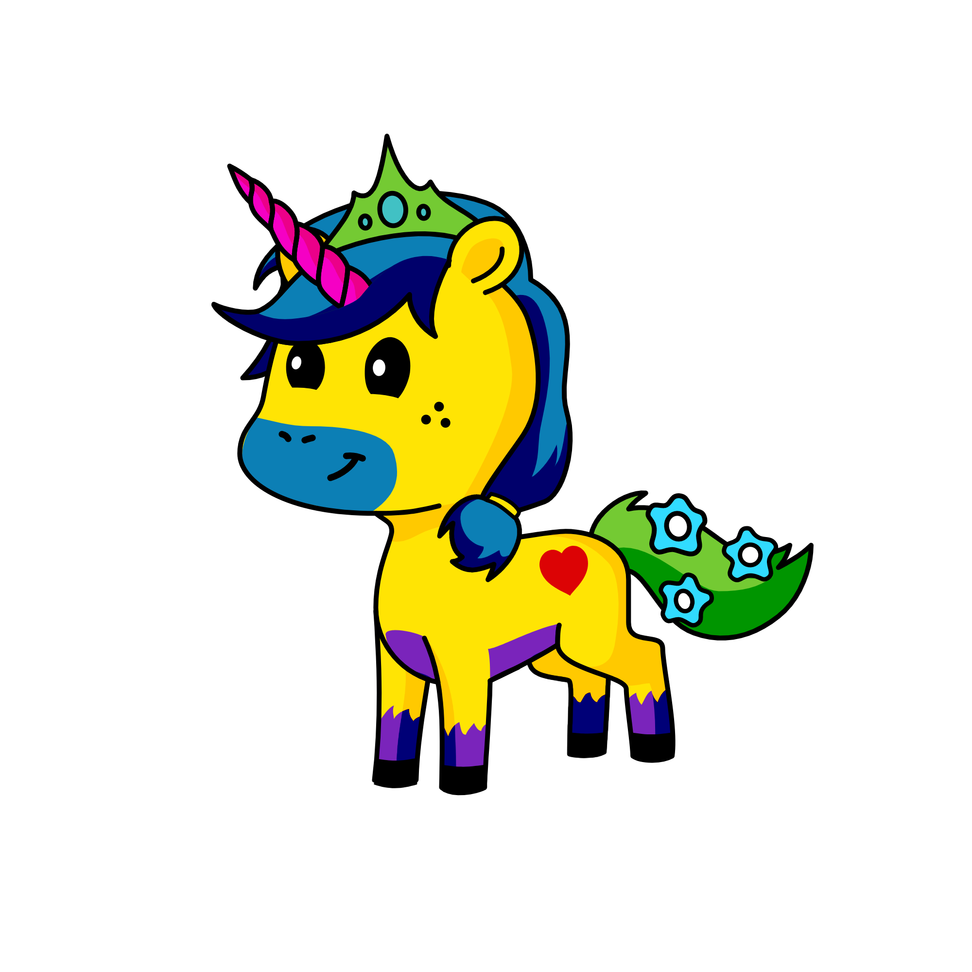 nana, the unicorn
