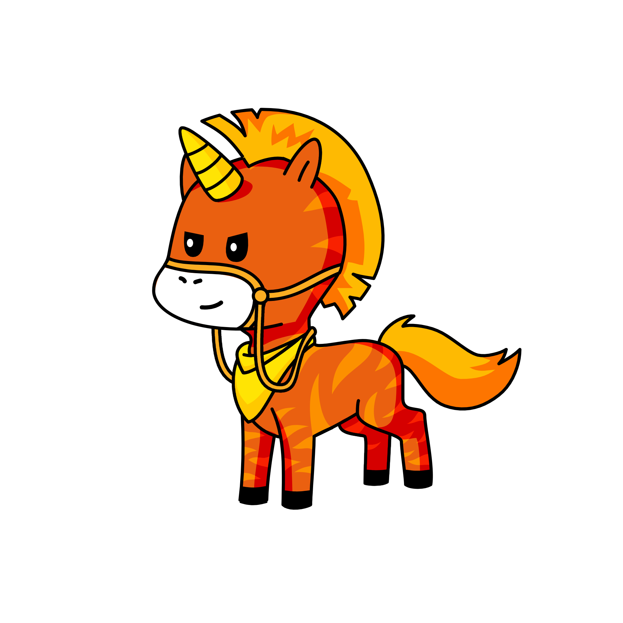 Flame, the unicorn